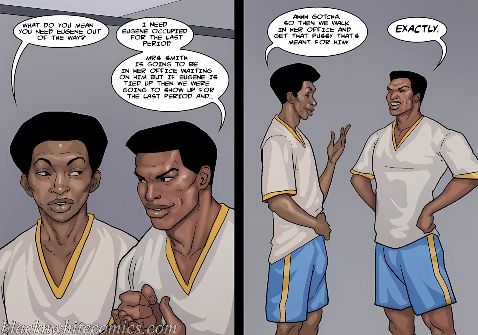 Detention [Yair] - 3 . Detention - Part 3 [BlackNWhiteComics] - Page 48