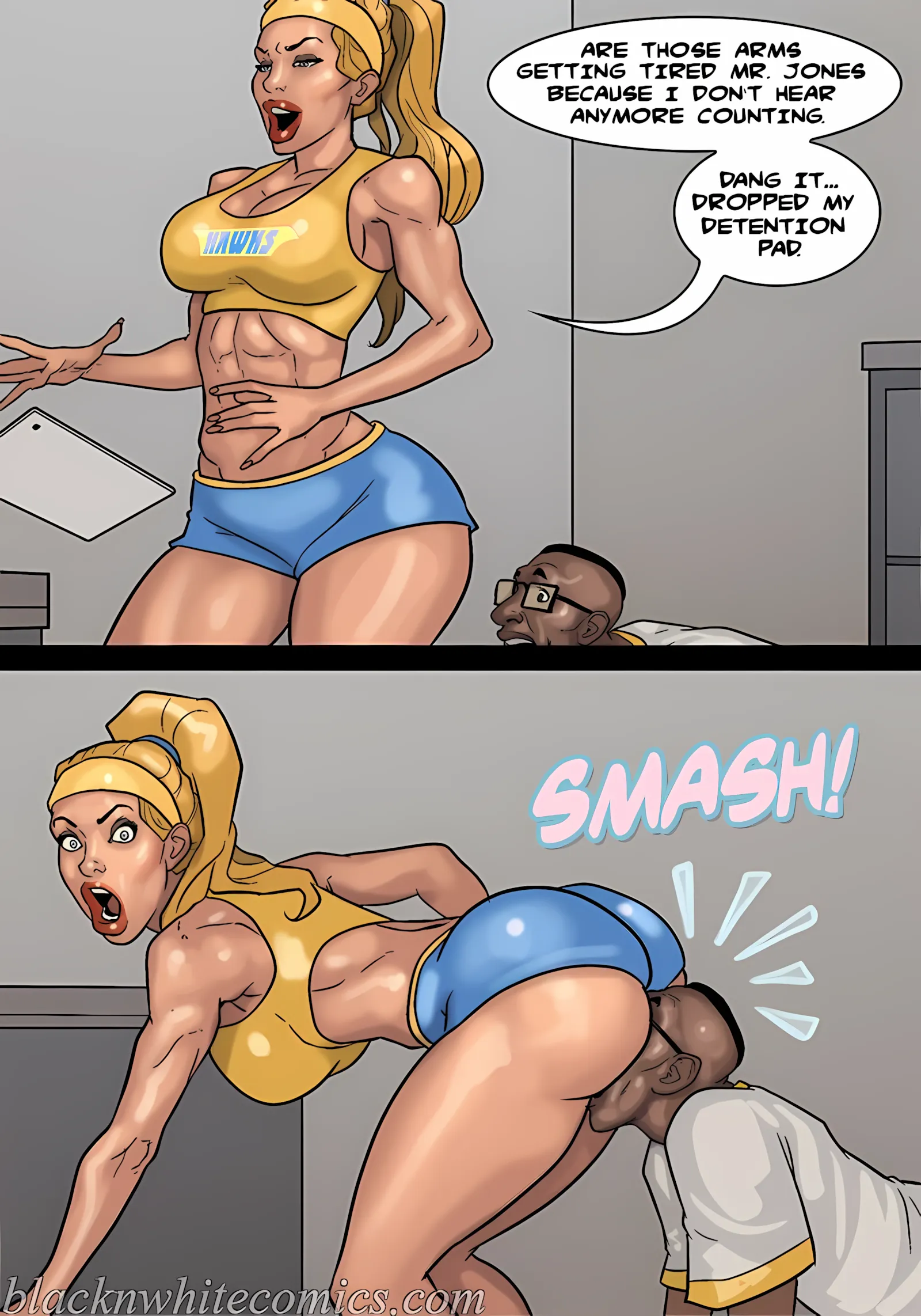 Detention [Yair] - 3 . Detention - Part 3 [BlackNWhiteComics] - Page 60