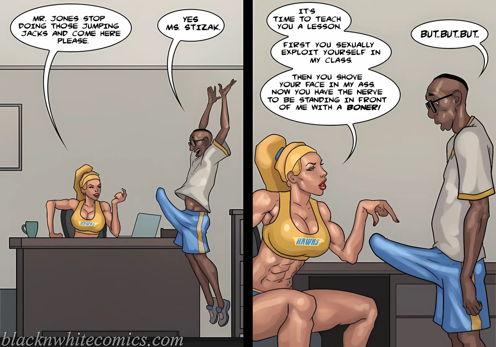 Detention [Yair] - 3 . Detention - Part 3 [BlackNWhiteComics] - Page 68
