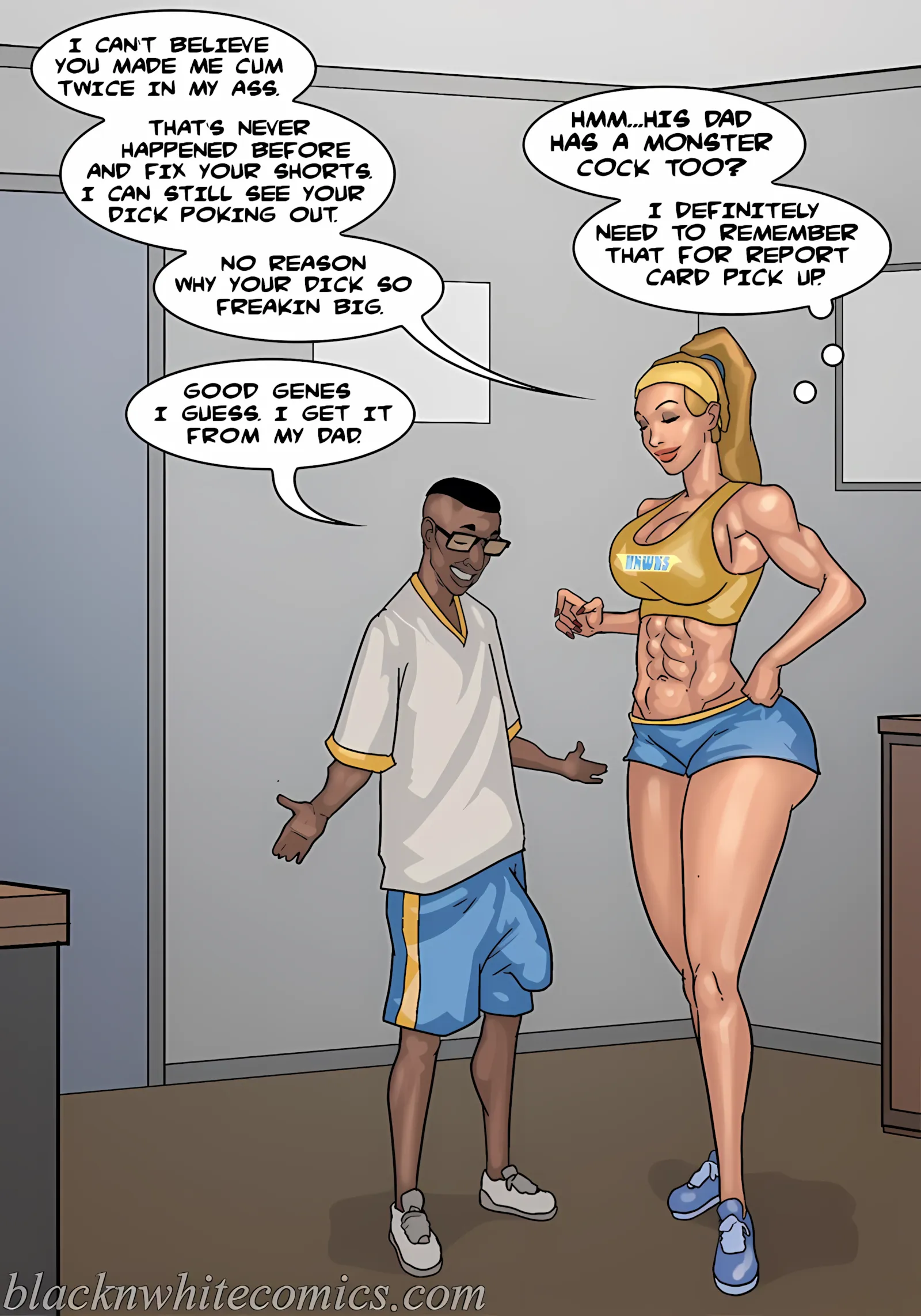 Detention [Yair] - 3 . Detention - Part 3 [BlackNWhiteComics] - Page 95