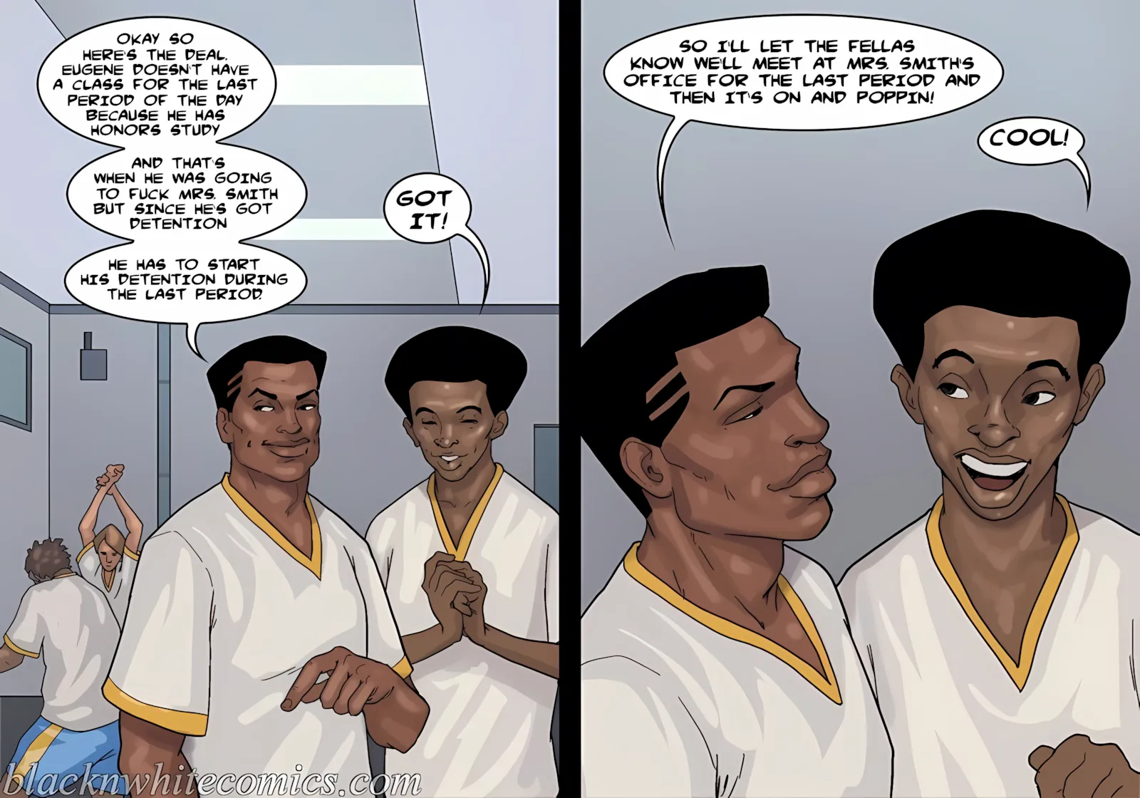 Detention [Yair] - 3 . Detention - Part 3 [BlackNWhiteComics] - Page 98