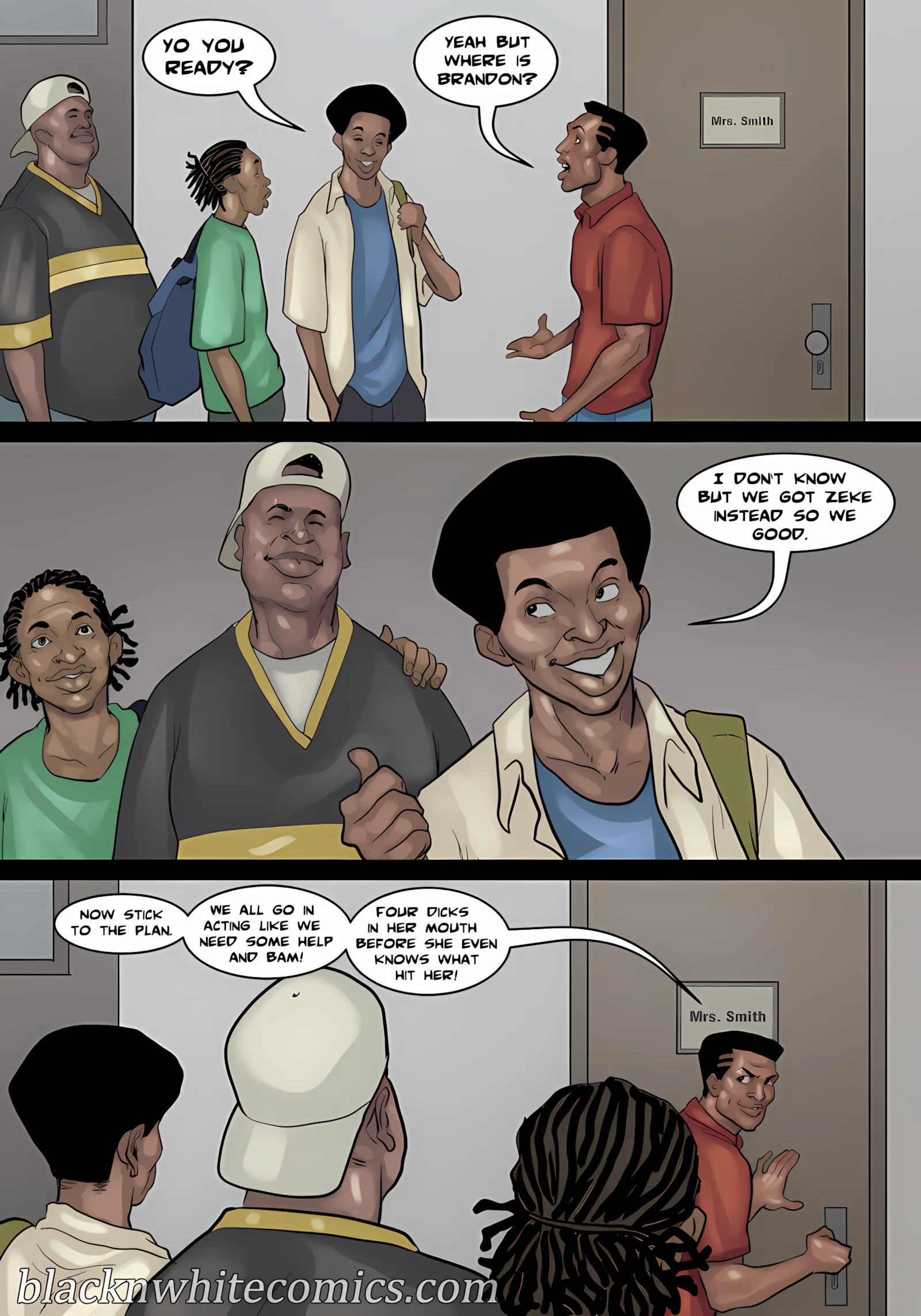 Detention [Yair] - 3 . Detention - Part 3 [BlackNWhiteComics] - Page 127