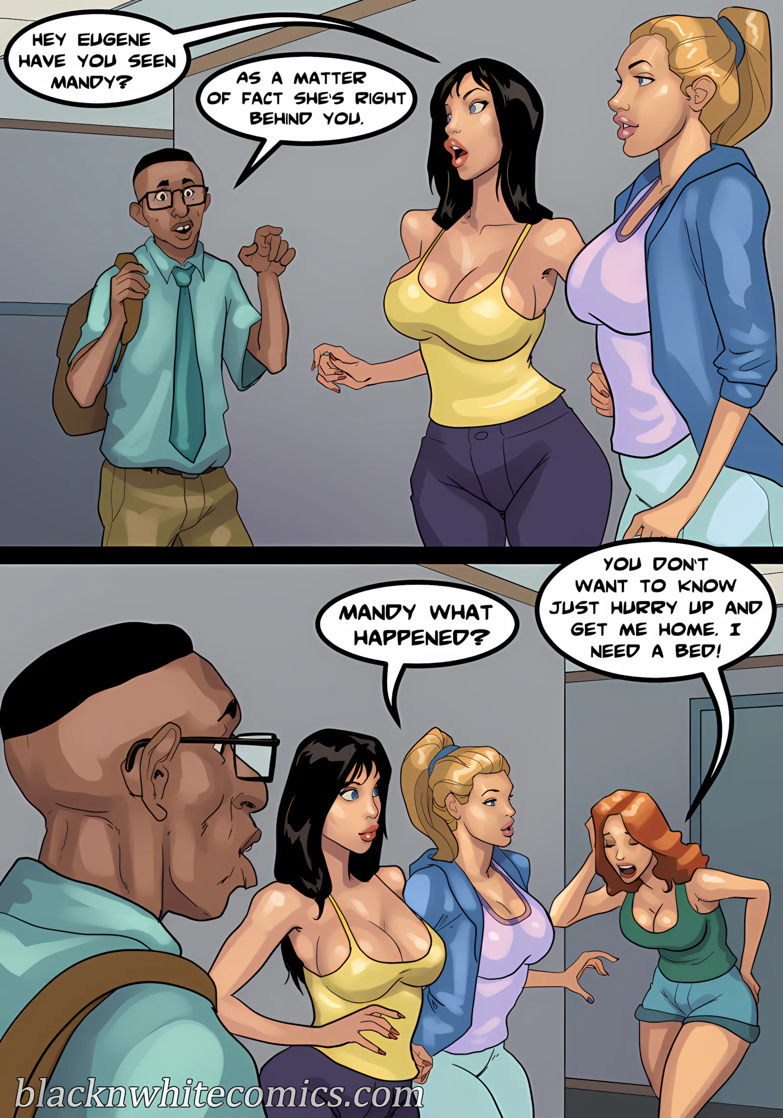 Detention [Yair] - 3 . Detention - Part 3 [BlackNWhiteComics] - Page 180
