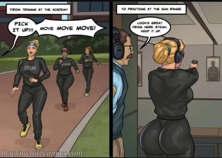Detention [Yair] - 4 . Fuck 12 - Part 4 [BlackNWhiteComics] - Page 13