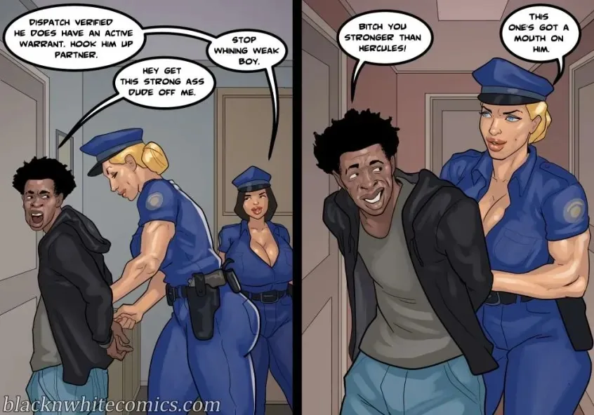 Detention [Yair] - 4 . Fuck 12 - Part 4 [BlackNWhiteComics] - Page 19