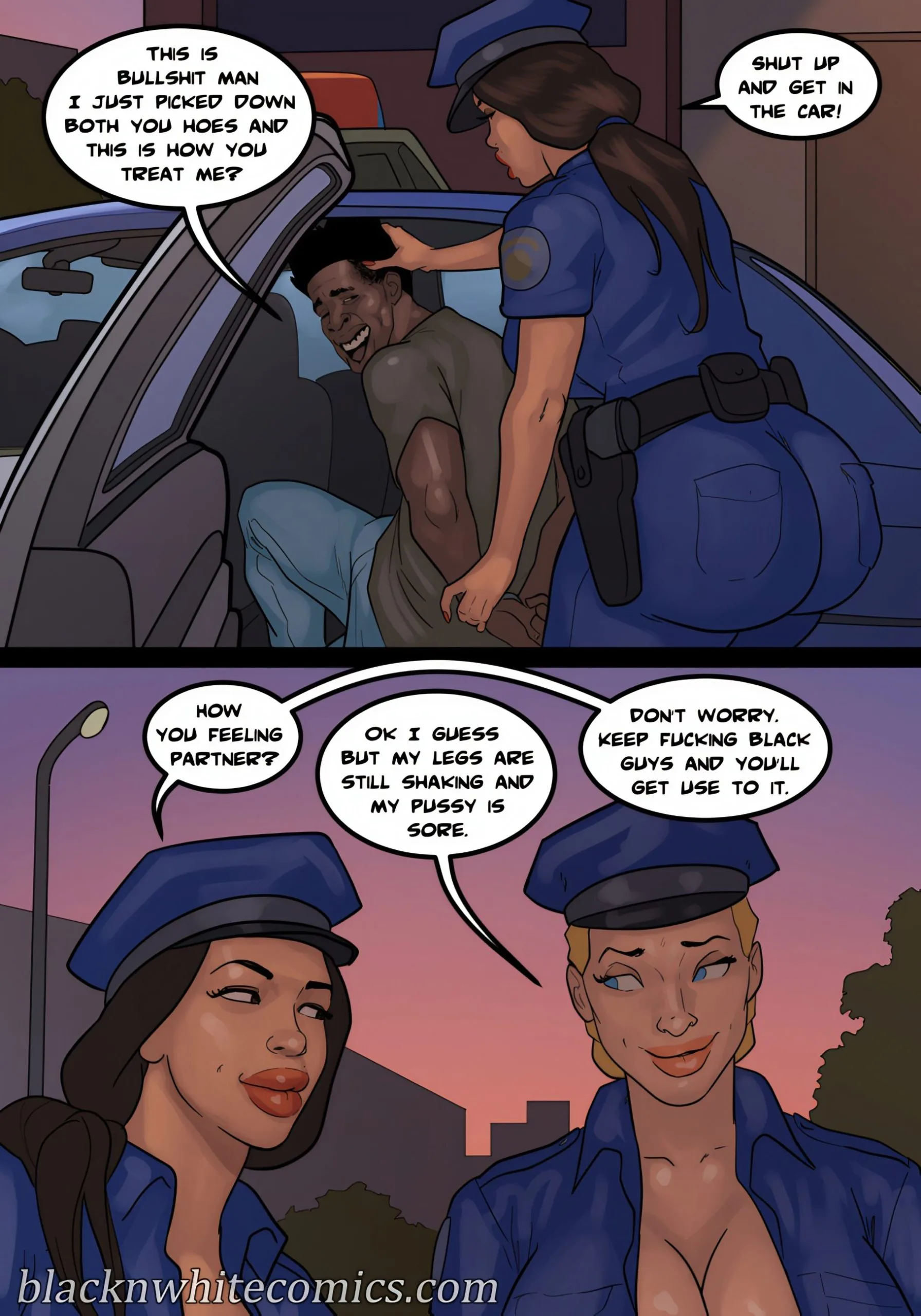 Detention [Yair] - 4 . Fuck 12 - Part 4 [BlackNWhiteComics] - Page 69