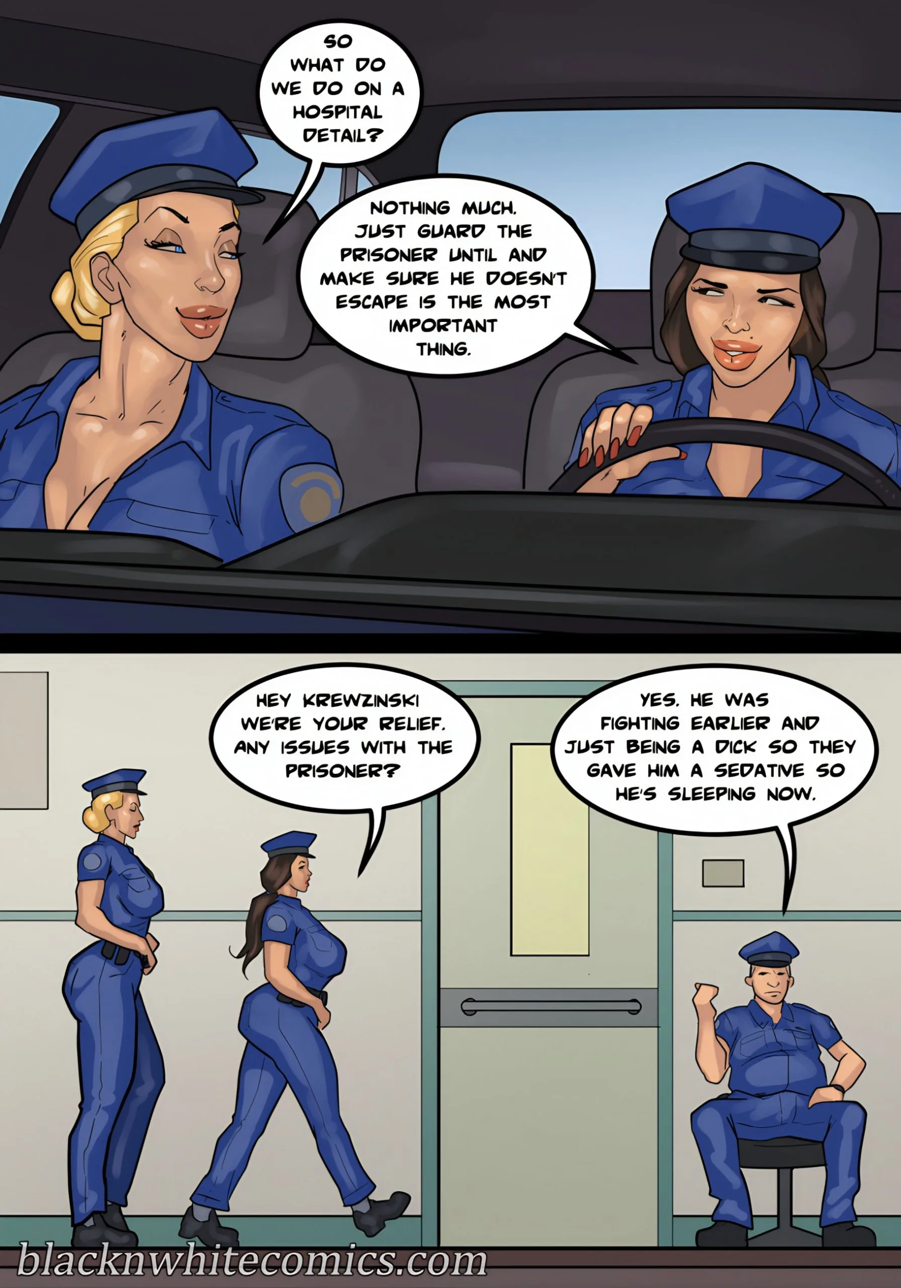 Detention [Yair] - 4 . Fuck 12 - Part 4 [BlackNWhiteComics] - Page 73