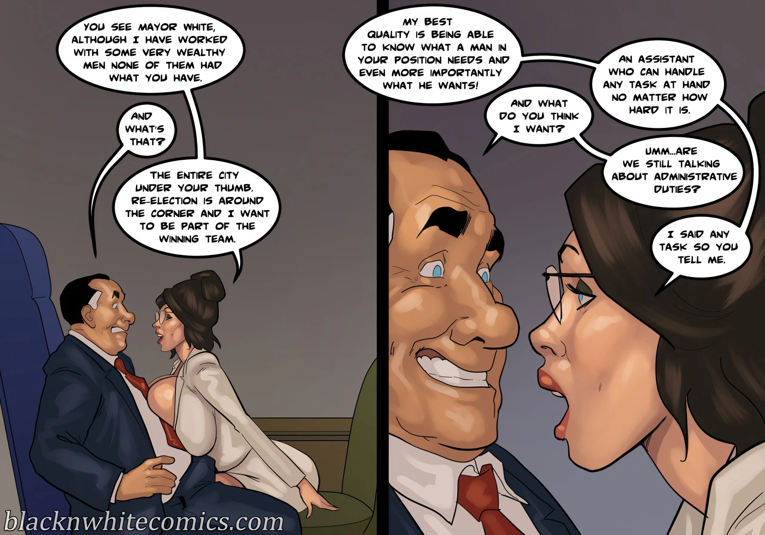 The Mayor [BlackNWhiteComics] - The Mayor Ch. 6 - Page 157