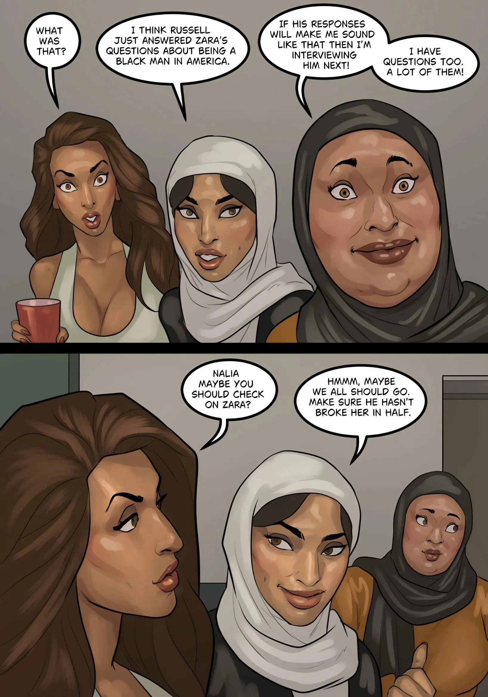 Art Class [BlackNWhiteComics] - Art Class Part 3 - Page 18