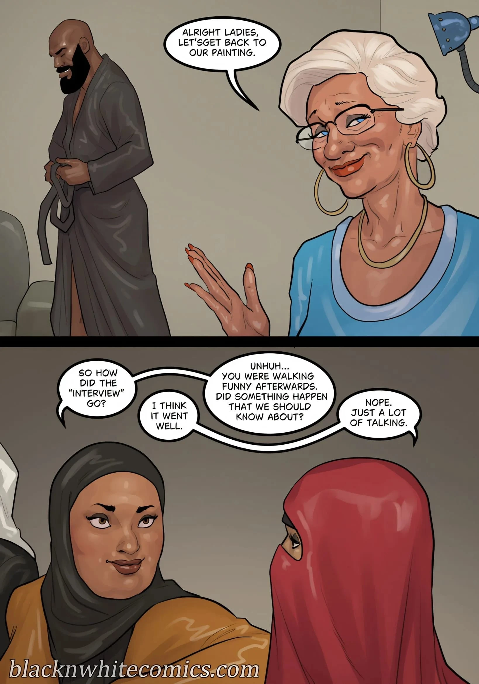 Art Class [BlackNWhiteComics] - Art Class Part 3 - Page 28