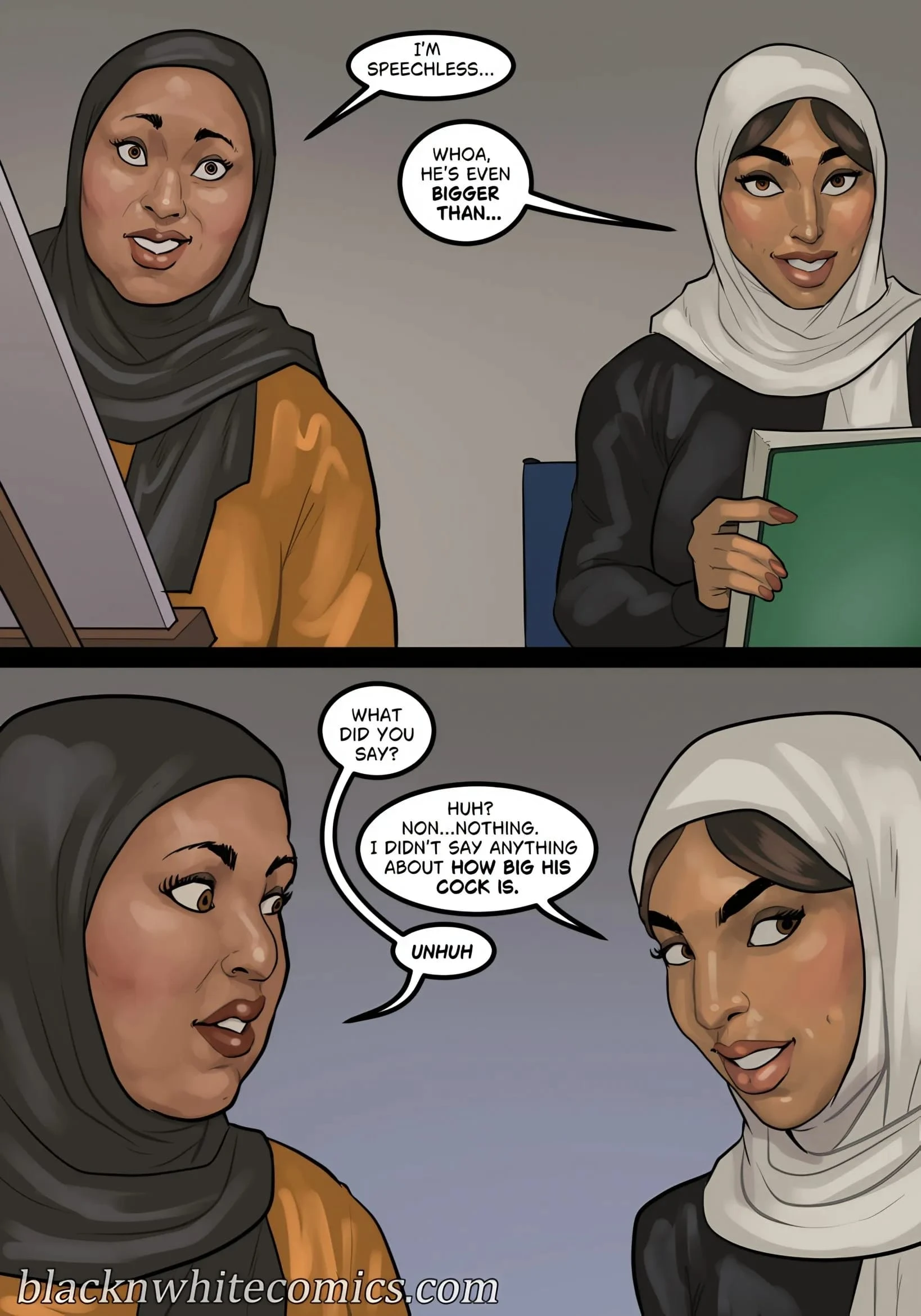 Art Class [BlackNWhiteComics] - Art Class Part 3 - Page 8