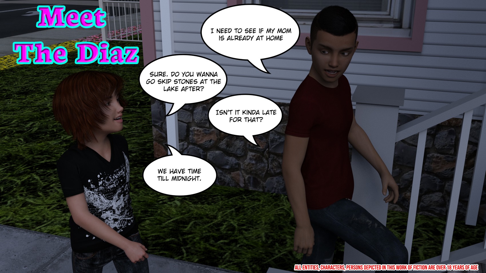 Meet The Meet The DiazDiaz [KakiharaD] – Meet The Meet The DiazDiaz | 3D Adult Porn Comics