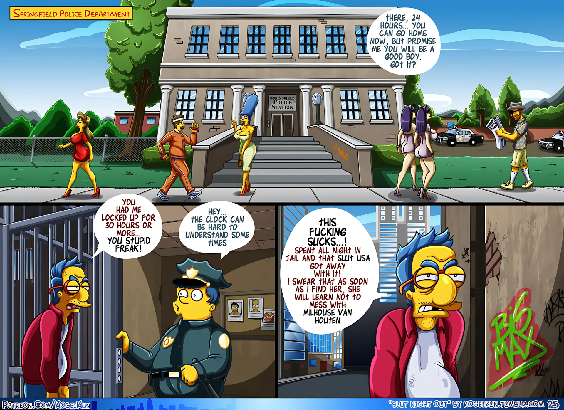 Slut Night Out (The Simpsons) - 1 . Slut Night Out - Chapter 1 [KogeiKun] - Page 26