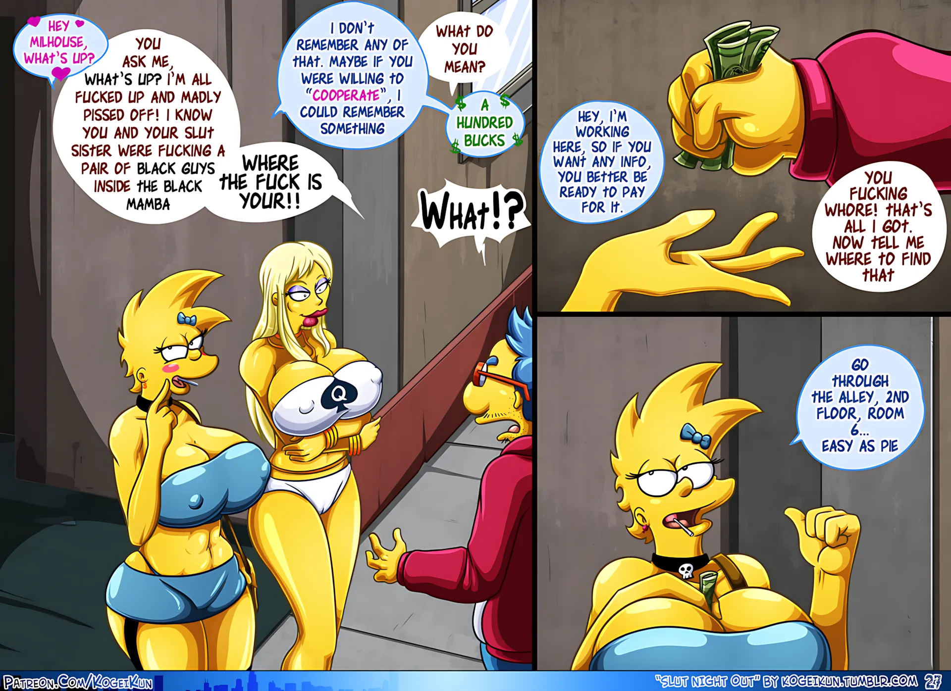 Slut Night Out (The Simpsons) - 1 . Slut Night Out - Chapter 1 [KogeiKun] - Page 28