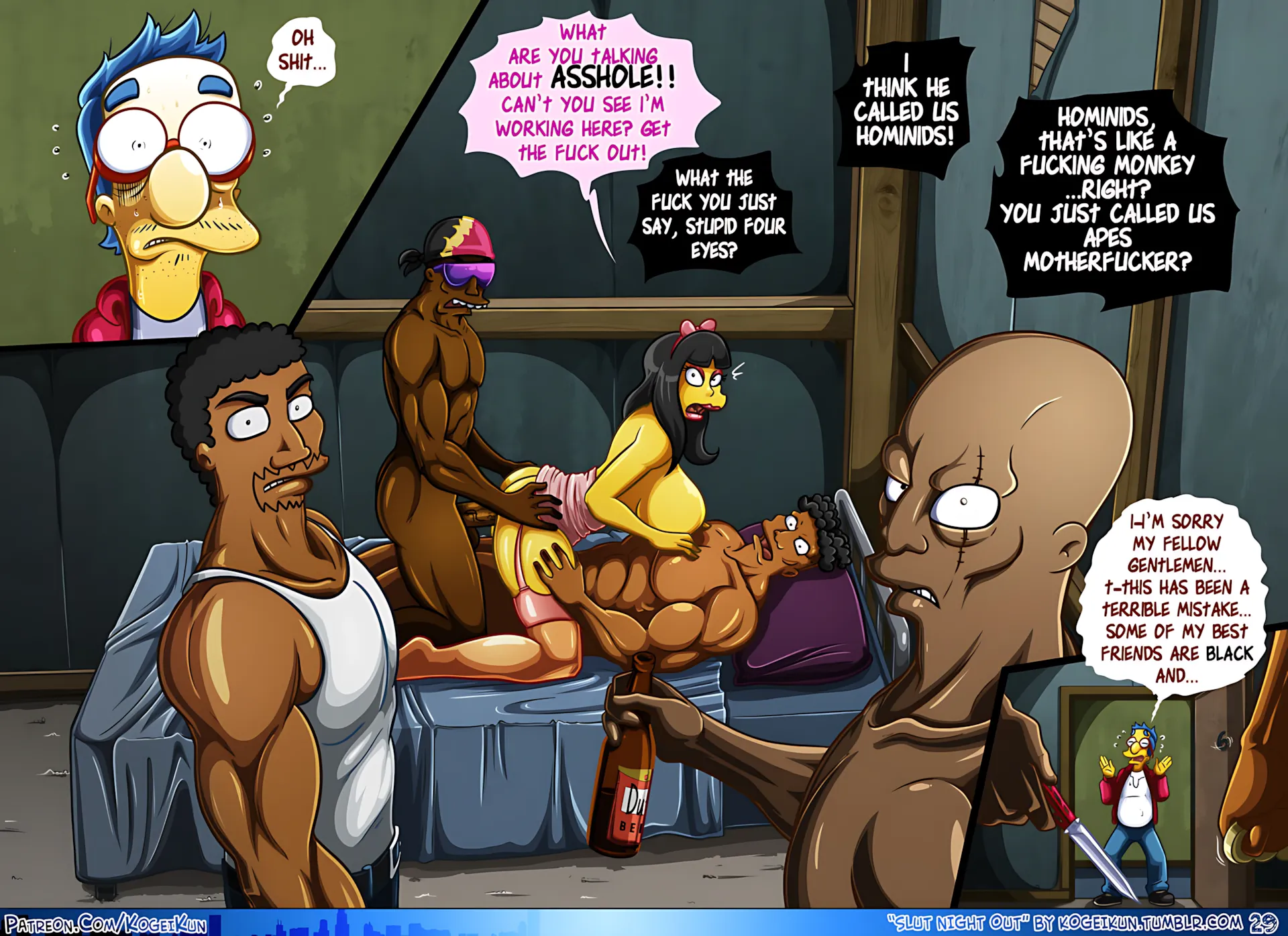 Slut Night Out (The Simpsons) - 1 . Slut Night Out - Chapter 1 [KogeiKun] - Page 30