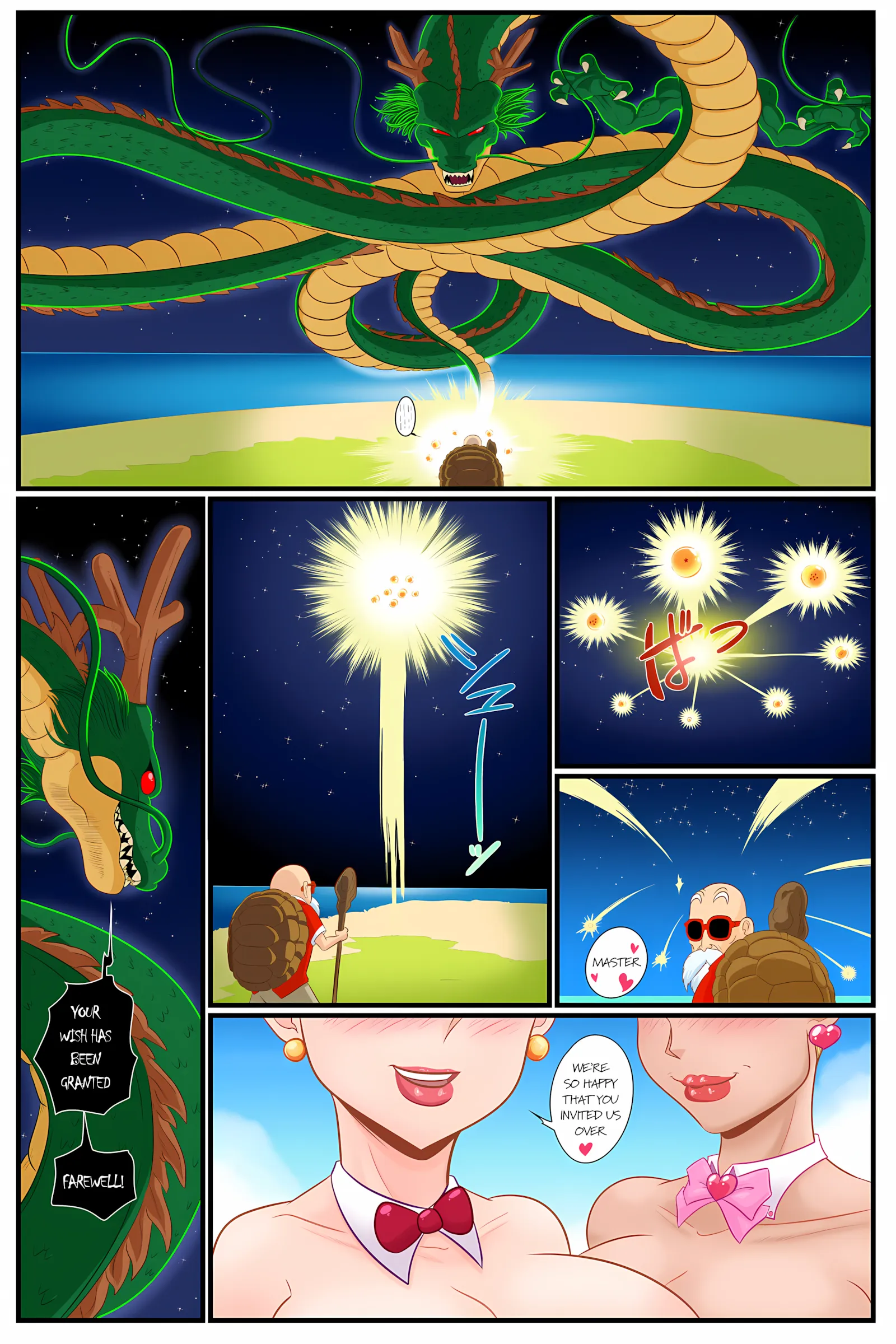 The Wish Of Master Roshi [KogeiKun] - The Wish Of Master Roshi - Page 2