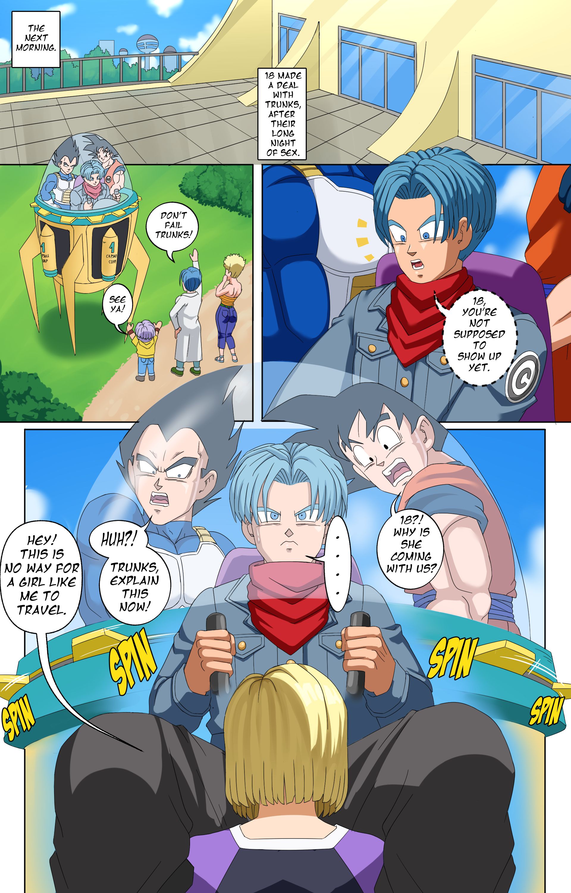 Trunks and android 18