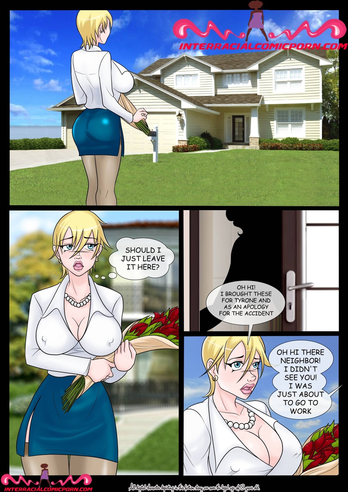 The New Neighbor [InterracialComicPorn] – The New Neighbor 2 | 3D Adult Porn Comics