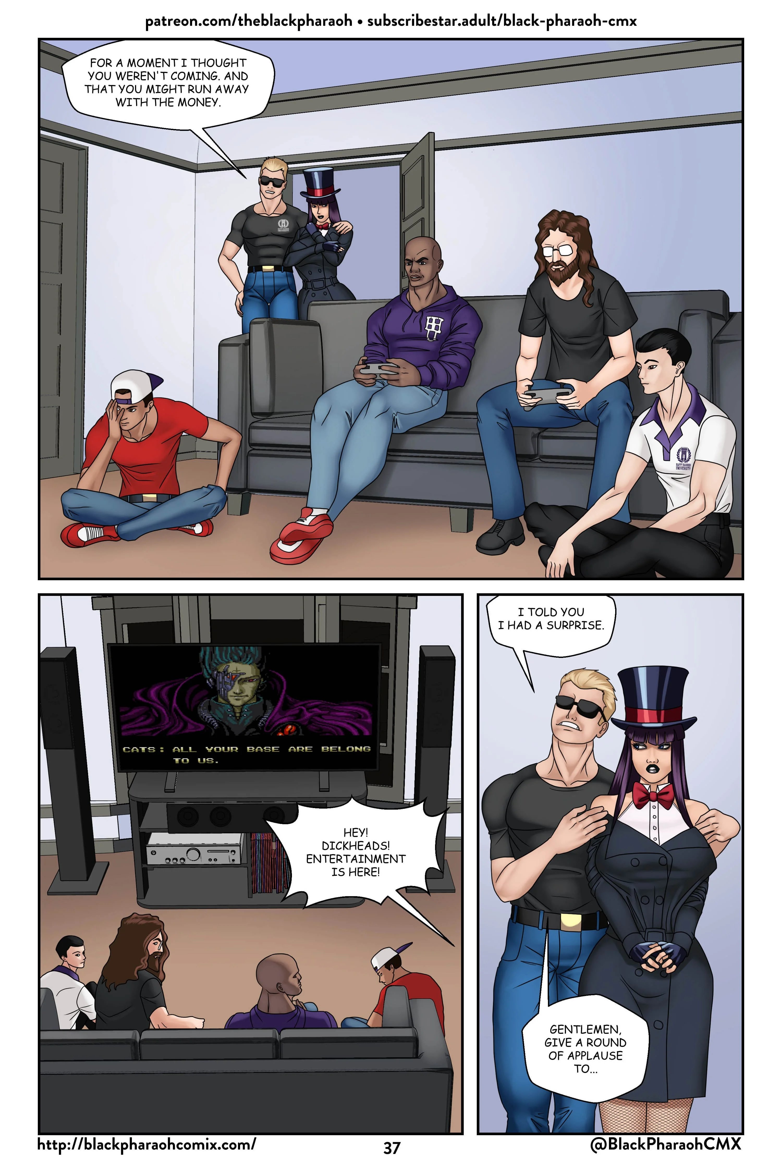 Live Lewd, Dwel Evil (Justice League - 2. Live, Madam Evil - [The Black Pharaoh] - Page 38