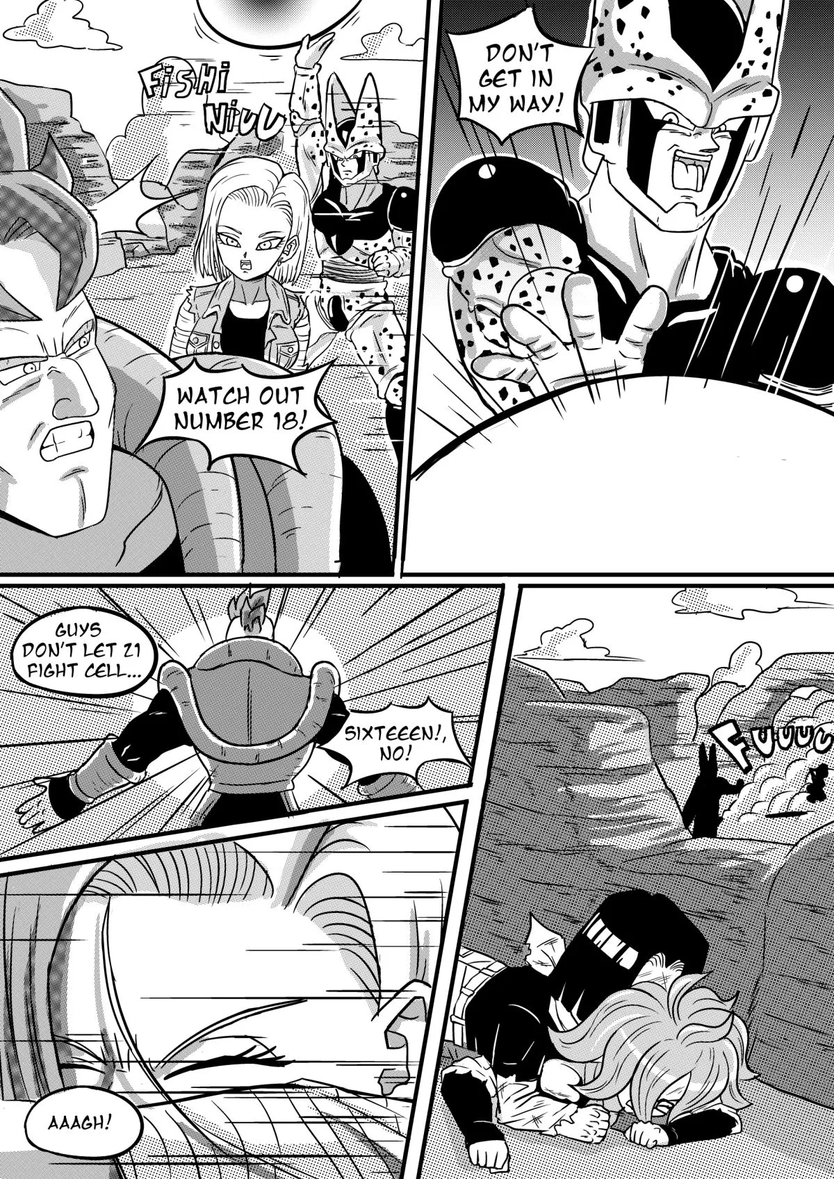 Android Fighterz (Dragon Ball Z) - 1 . Android Fighterz - Chapter 1 [Pink Pawg] - Page 3