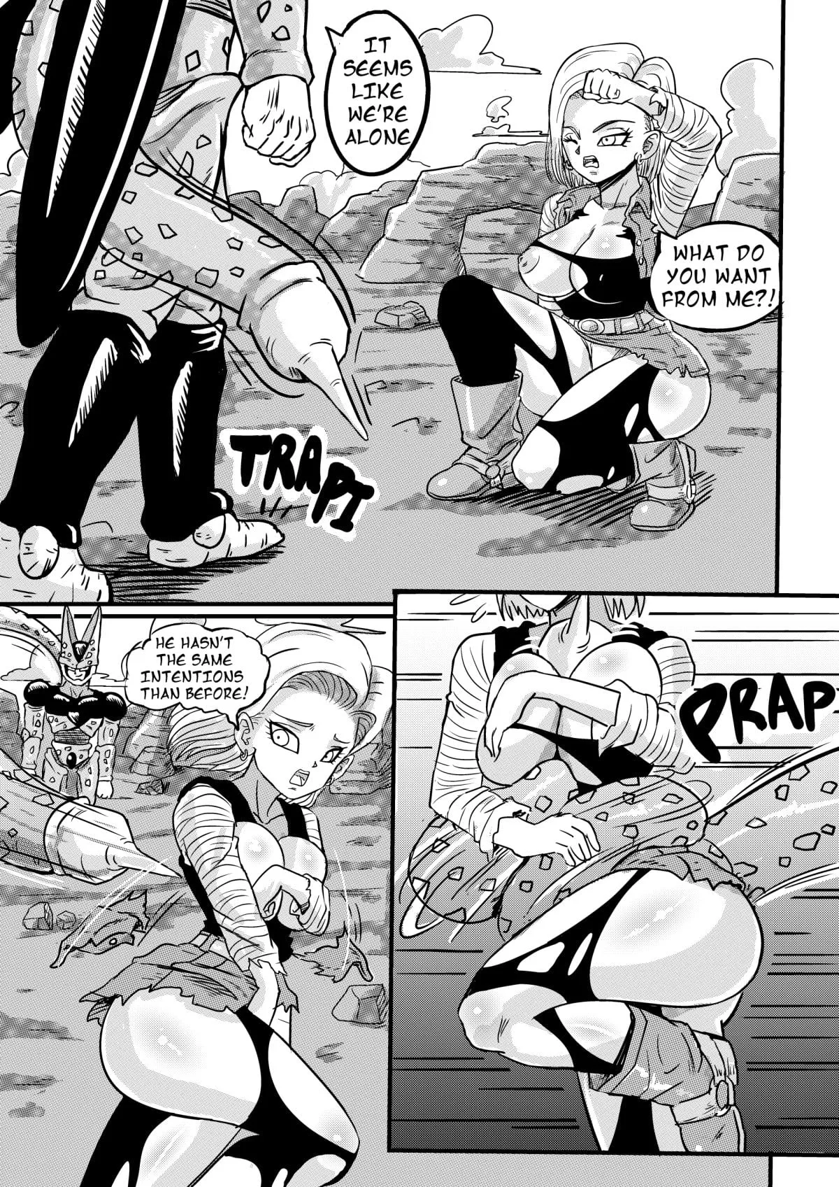 Android Fighterz (Dragon Ball Z) - 1 . Android Fighterz - Chapter 1 [Pink Pawg] - Page 4
