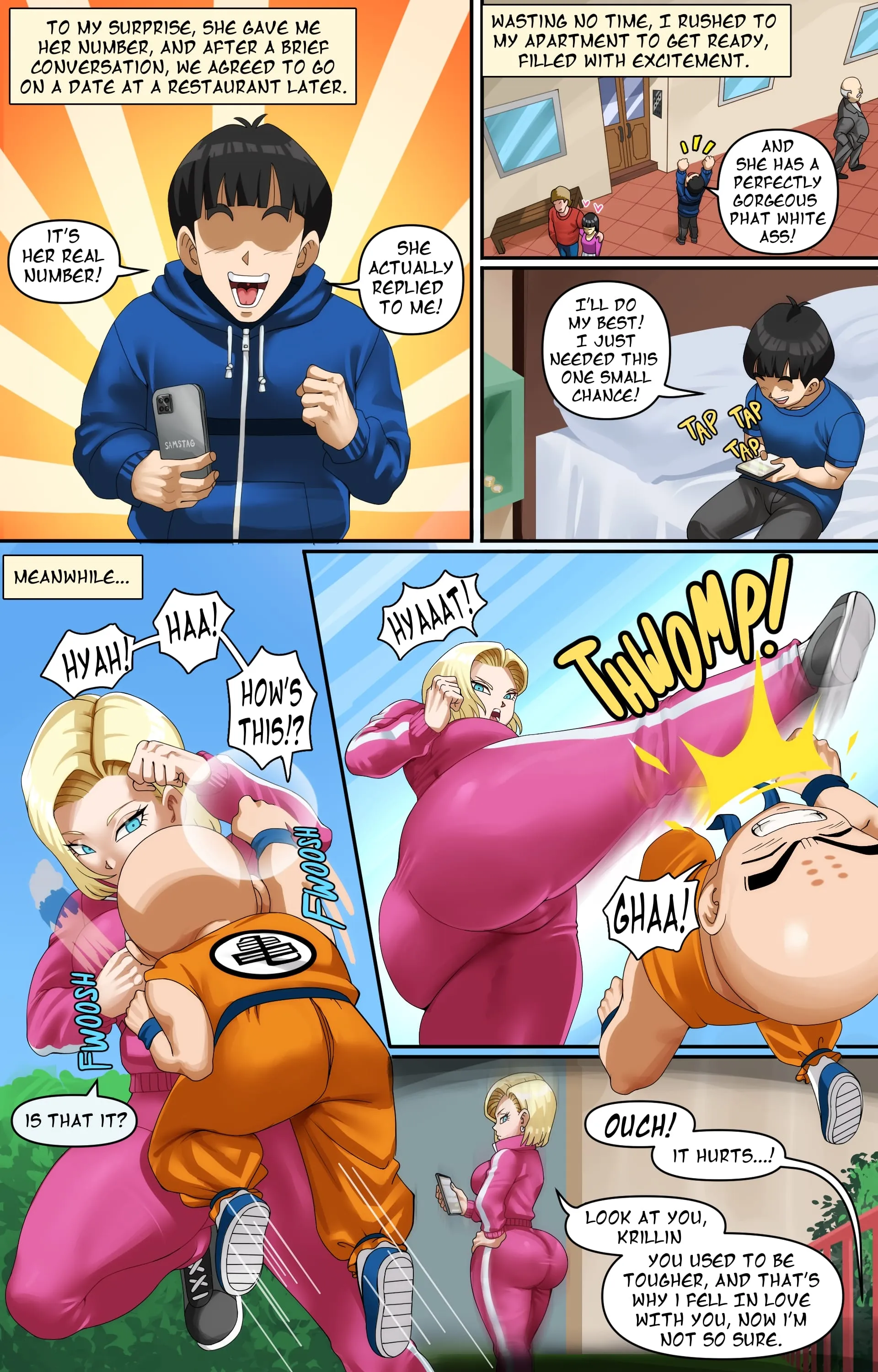 Android 18 NTR [Pink Pawg] - 5 . Android 18 NTR - Chapter 5 - Page 3