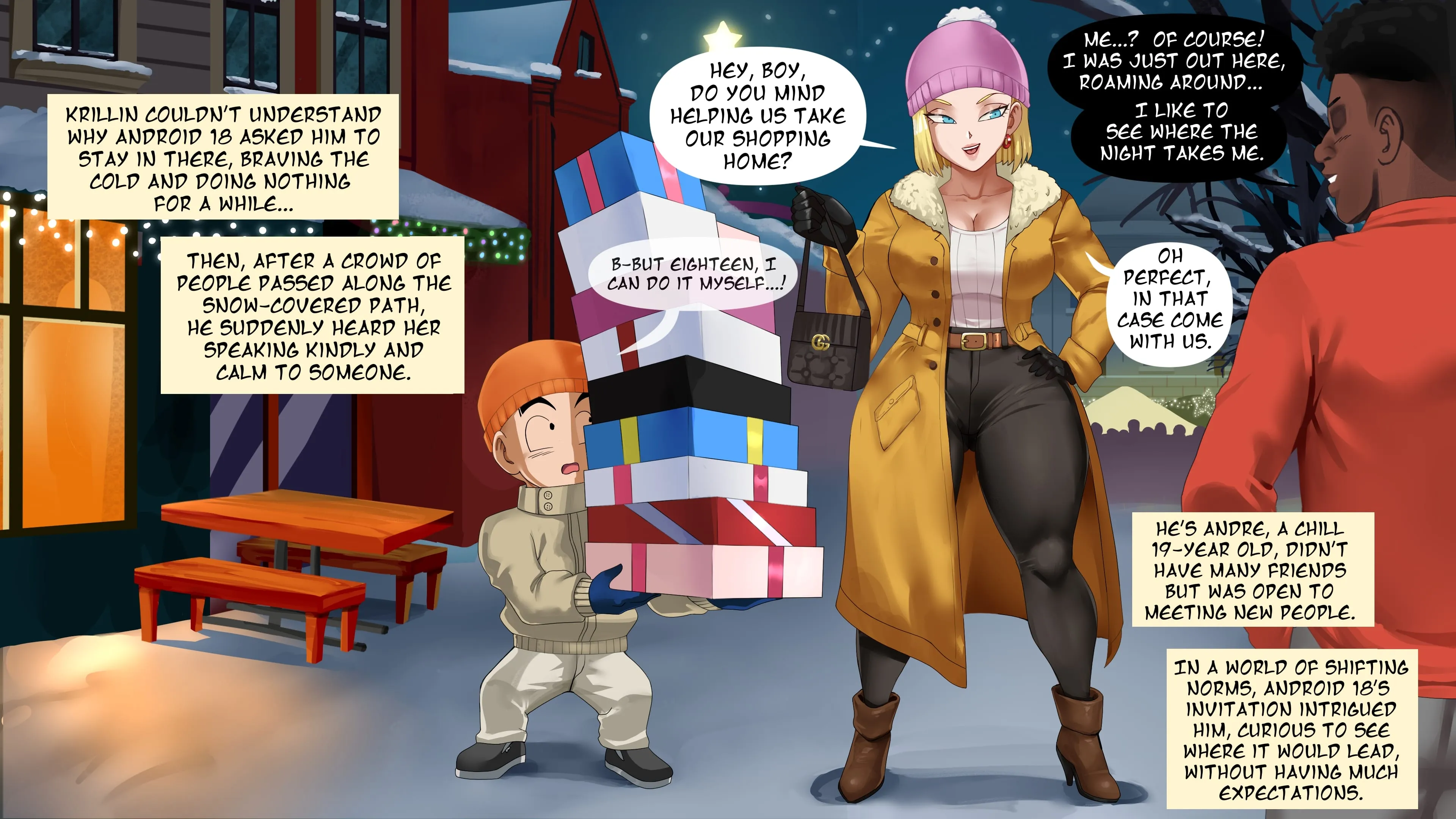 Android 18 NTR [Pink Pawg] - 4.5 . Android 18 NTR - Christmas - Chapter 4.5 - Page 2