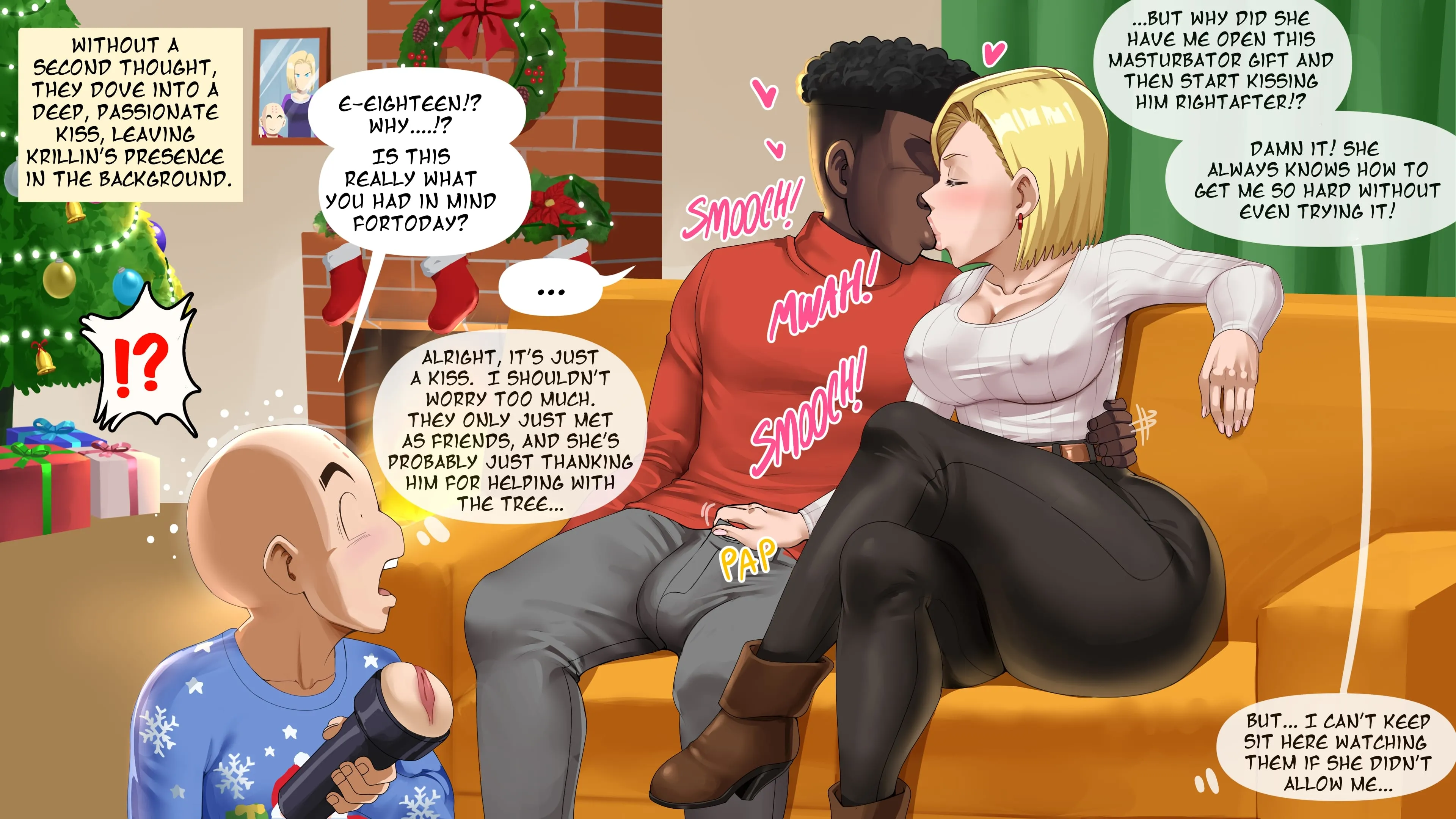 Android 18 NTR [Pink Pawg] - 4.5 . Android 18 NTR - Christmas - Chapter 4.5 - Page 5