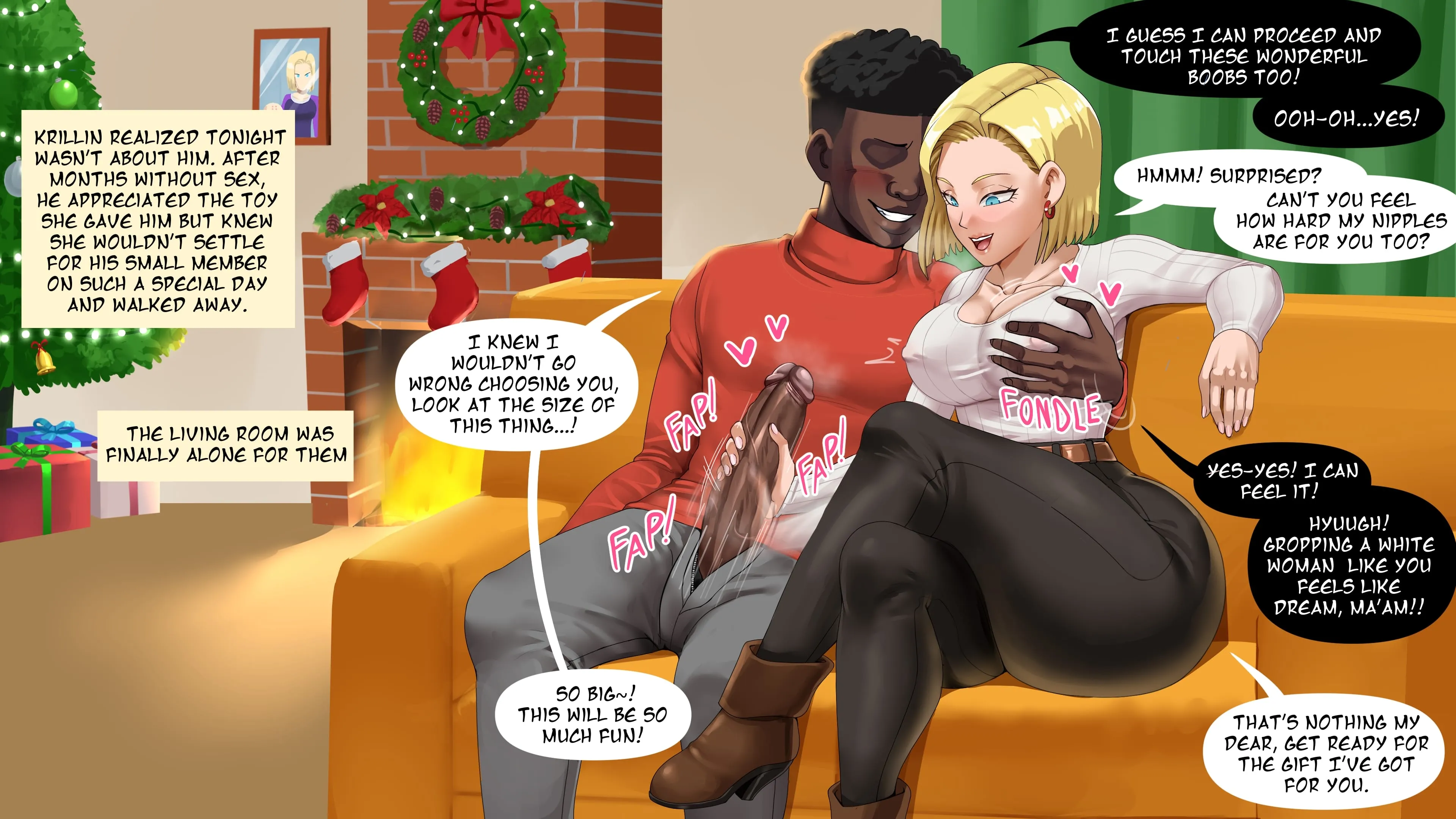 Android 18 NTR [Pink Pawg] - 4.5 . Android 18 NTR - Christmas - Chapter 4.5 - Page 6
