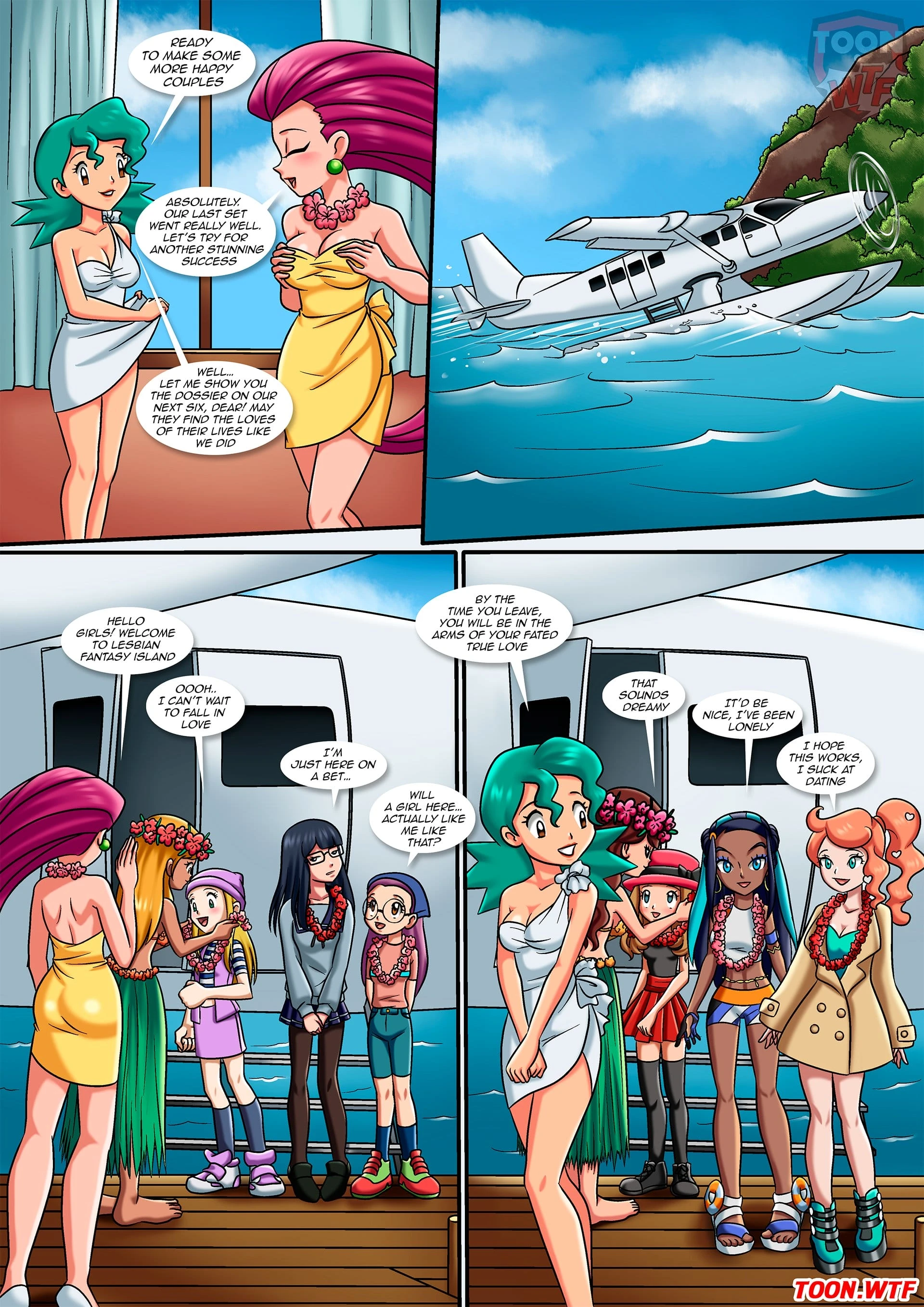 Lesbian Fantasy Island [Palcomix] - 4 . Lesbian Fantasy Island - Continues - Chapter 4 (Digimon , Pokemon) [Palcomix] - Page 6