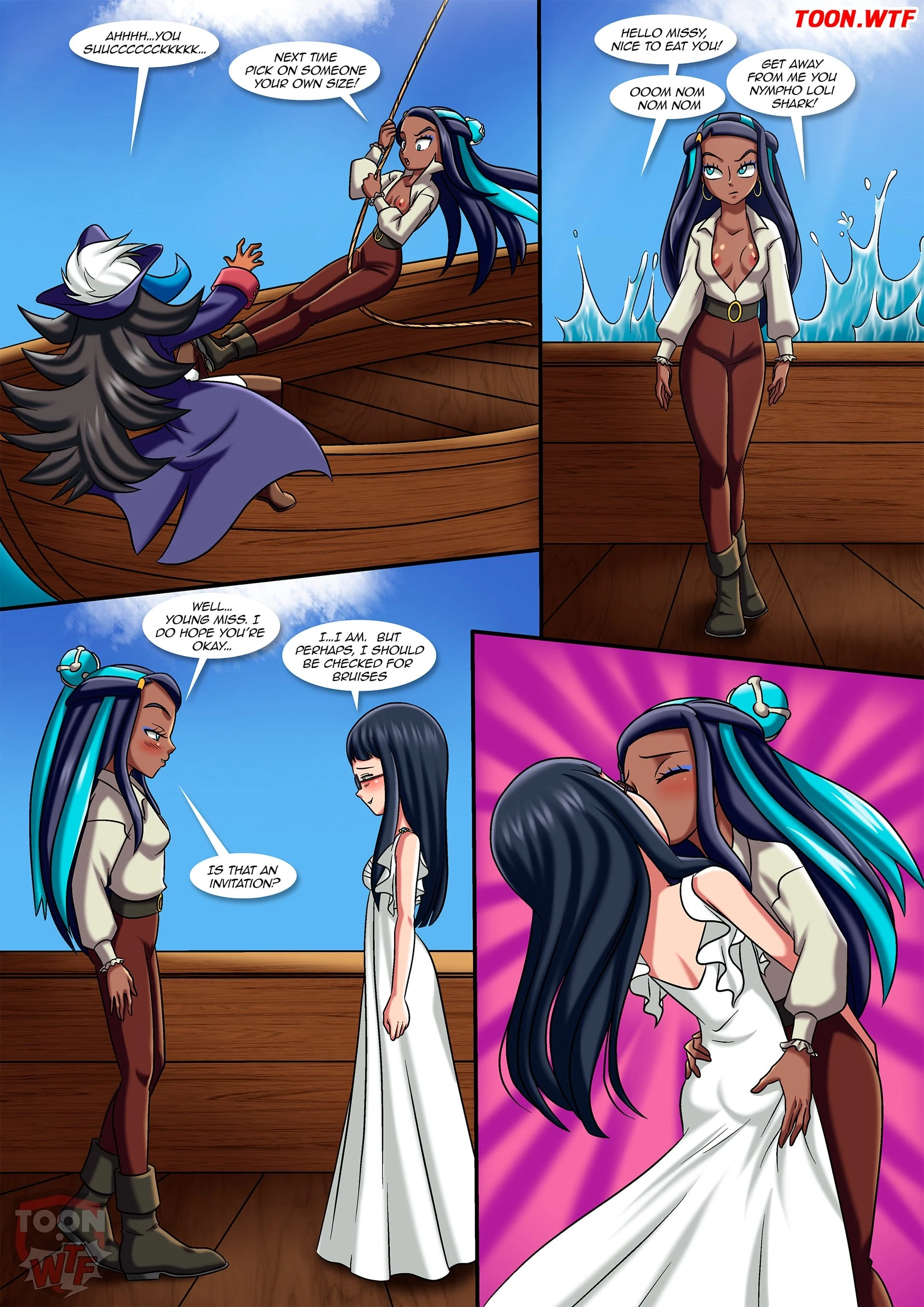 Lesbian Fantasy Island [Palcomix] - 4 . Lesbian Fantasy Island - Continues - Chapter 4 (Digimon , Pokemon) [Palcomix] - Page 19