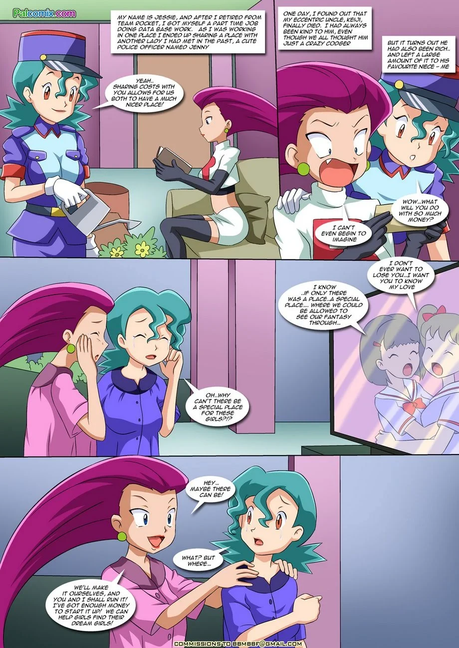 Lesbian Fantasy Island [Palcomix] - 1 . Lesbian Fantasy Island - Sora And Dawn - Chapter 1 (Digimon , Pokemon) [Palcomix] - Page 2