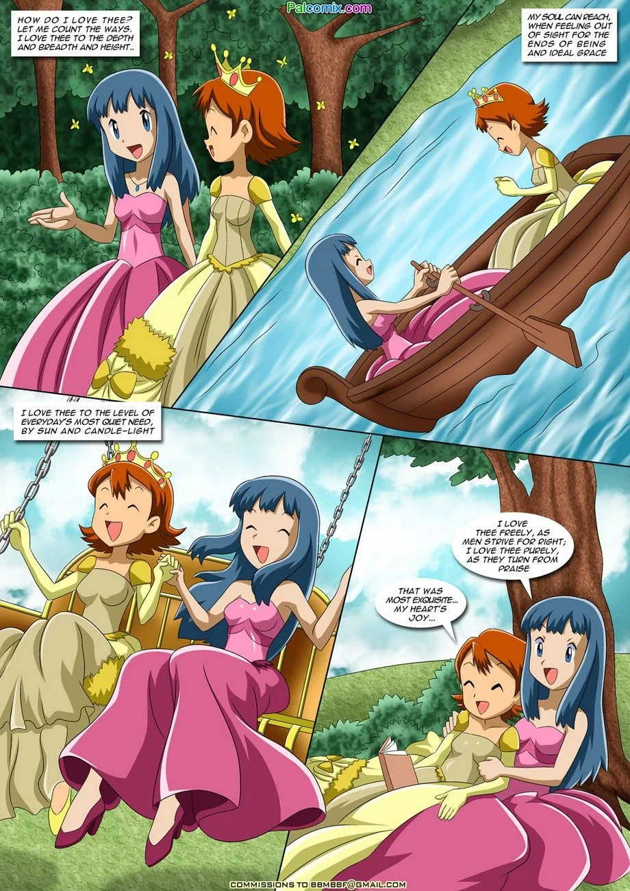 Lesbian Fantasy Island [Palcomix] - 1 . Lesbian Fantasy Island - Sora And Dawn - Chapter 1 (Digimon , Pokemon) [Palcomix] - Page 6