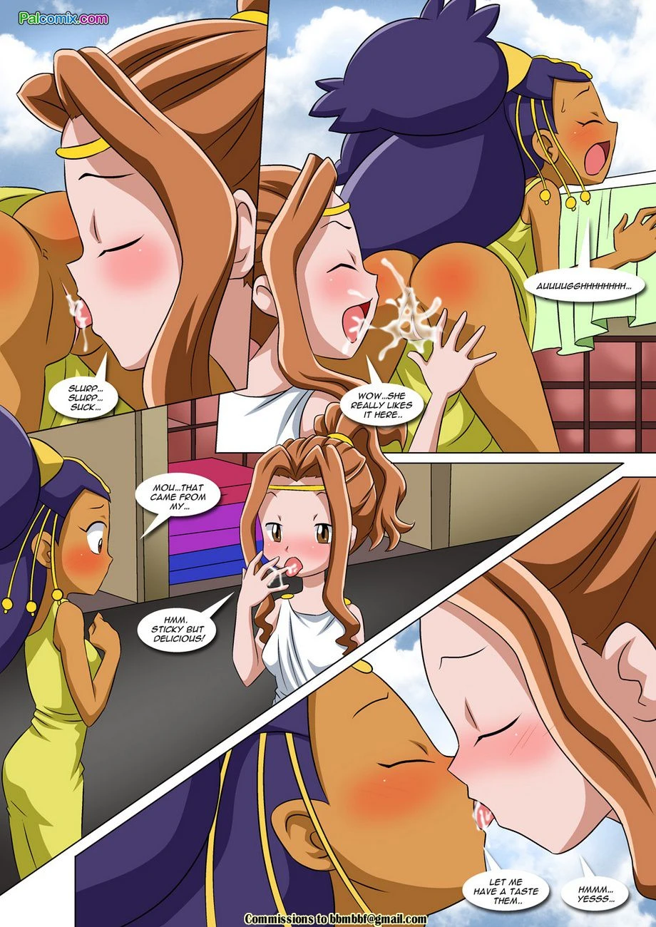 Lesbian Fantasy Island [Palcomix] - 3 . Lesbian Fantasy Island - Iris And Mimi - Chapter 3 (Digimon , Pokemon) [Palcomix] - Page 7