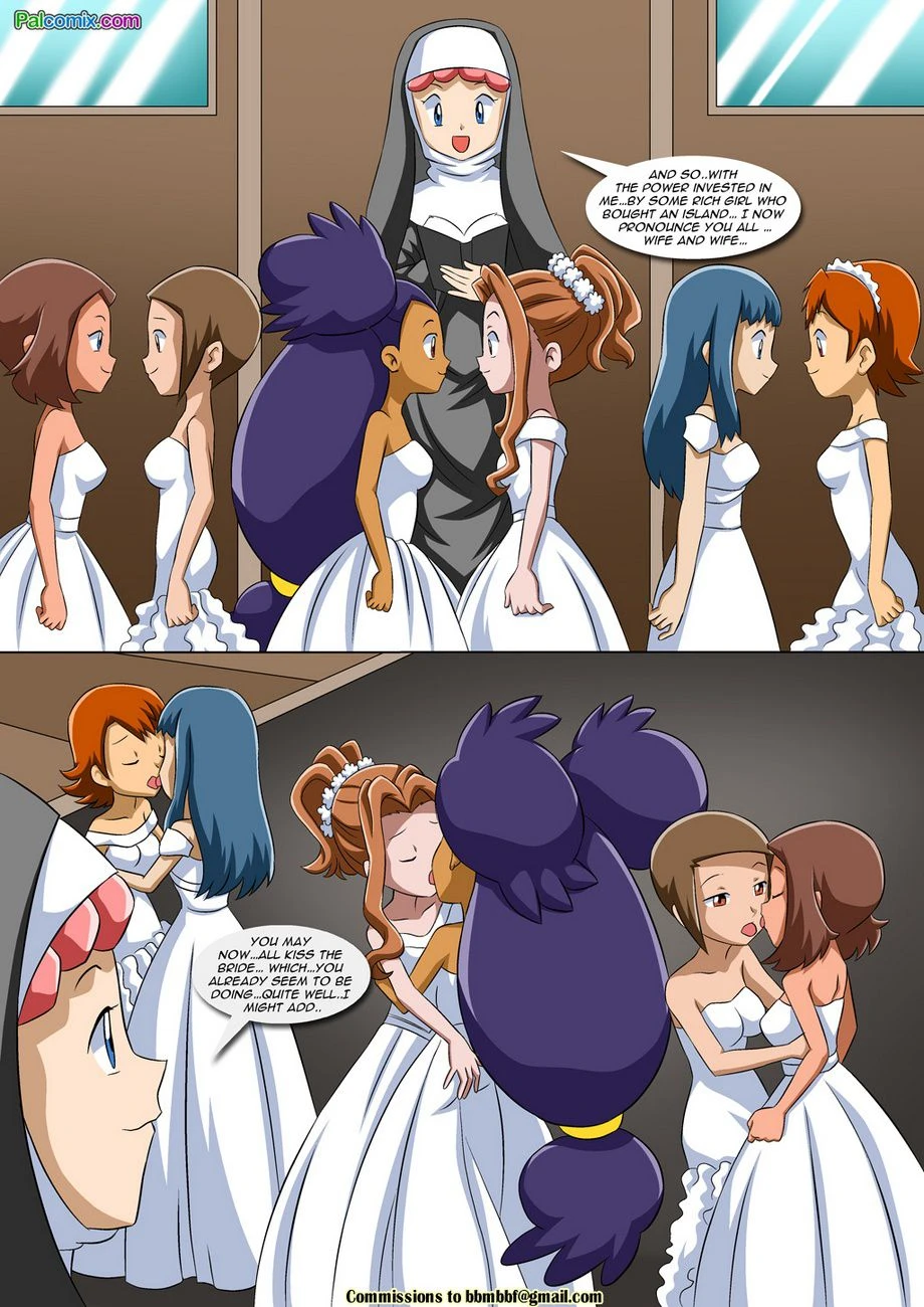 Lesbian Fantasy Island [Palcomix] - 3 . Lesbian Fantasy Island - Iris And Mimi - Chapter 3 (Digimon , Pokemon) [Palcomix] - Page 11