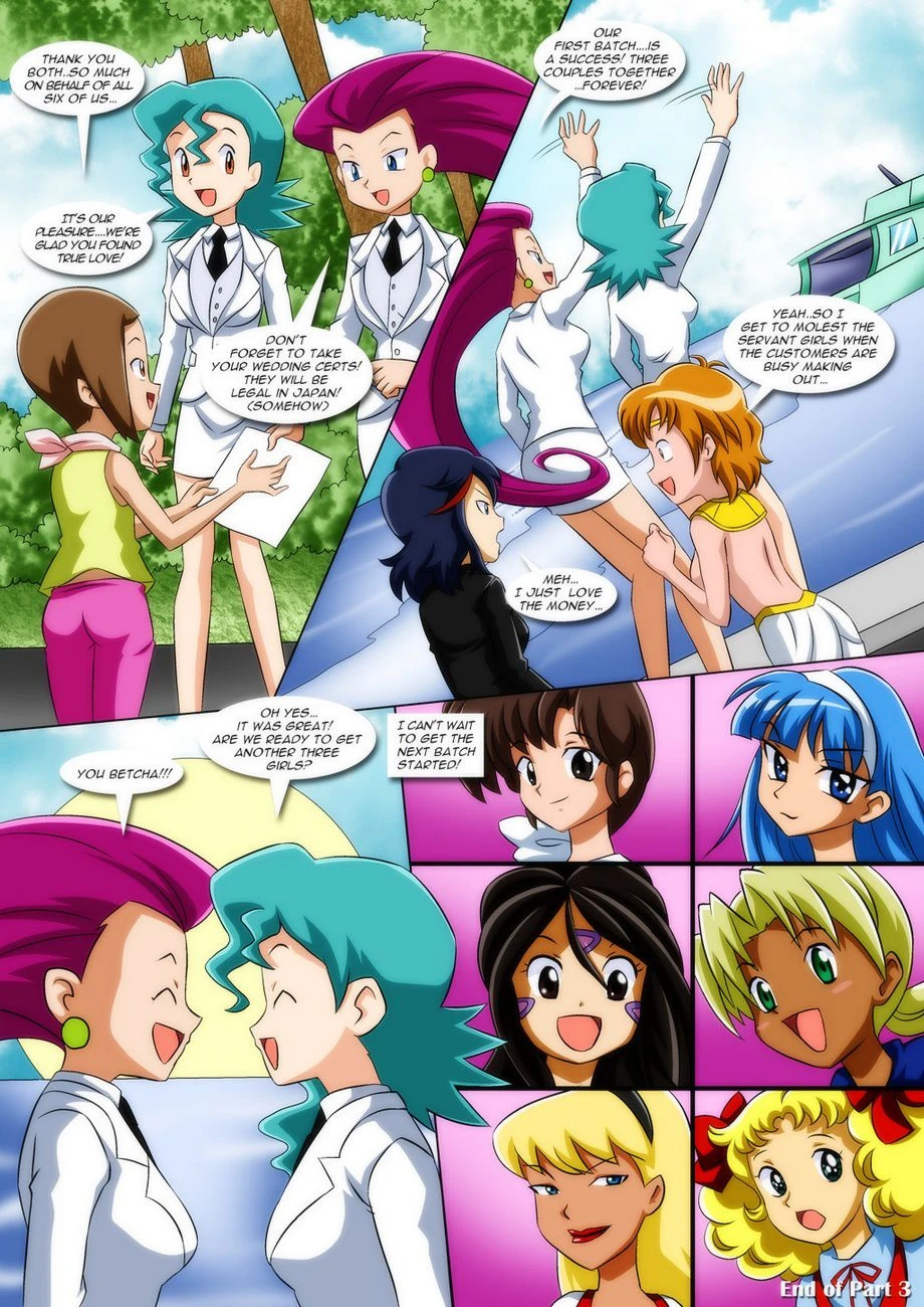 Lesbian Fantasy Island [Palcomix] - 3 . Lesbian Fantasy Island - Iris And Mimi - Chapter 3 (Digimon , Pokemon) [Palcomix] - Page 12