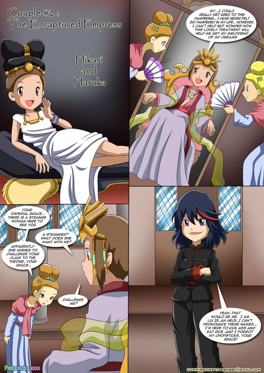 Lesbian Fantasy Island [Palcomix] - 2 . Lesbian Fantasy Island - Kari And May - Chapter 2 (Digimon , Pokemon) [Palcomix] - Page 2