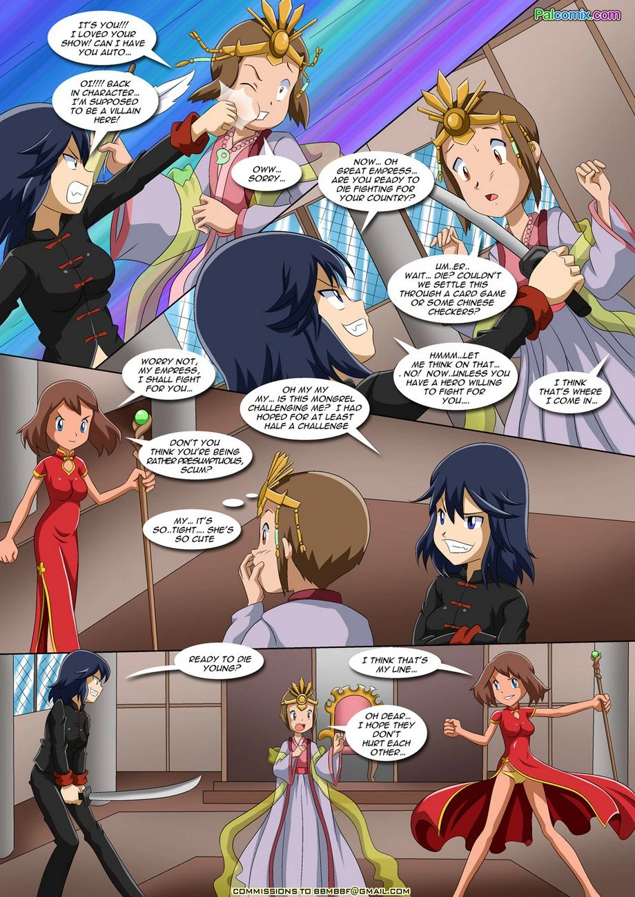 Lesbian Fantasy Island [Palcomix] - 2 . Lesbian Fantasy Island - Kari And May - Chapter 2 (Digimon , Pokemon) [Palcomix] - Page 3