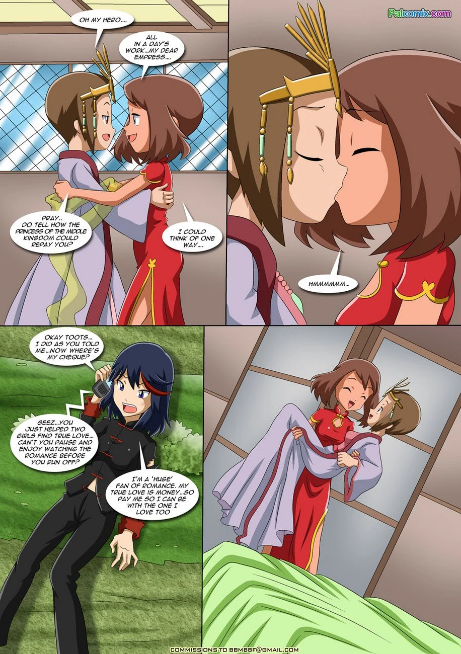 Lesbian Fantasy Island [Palcomix] - 2 . Lesbian Fantasy Island - Kari And May - Chapter 2 (Digimon , Pokemon) [Palcomix] - Page 6