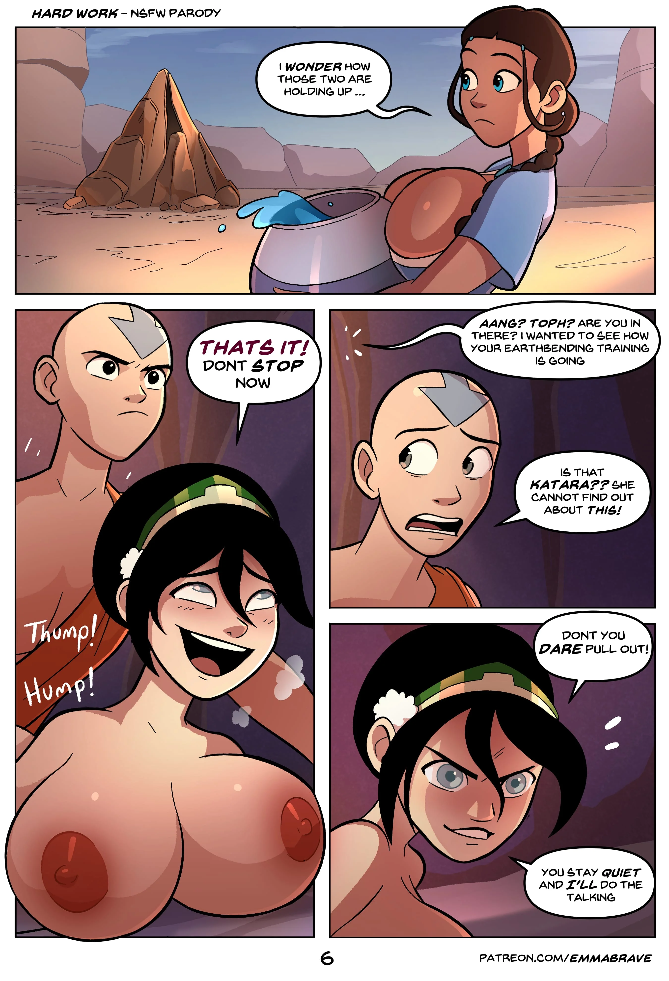 After Avatar [EmmaBrave] - 4.5 . Hard Work - Chapter 4.5 (Avatar The Last Airbender) - Page 6