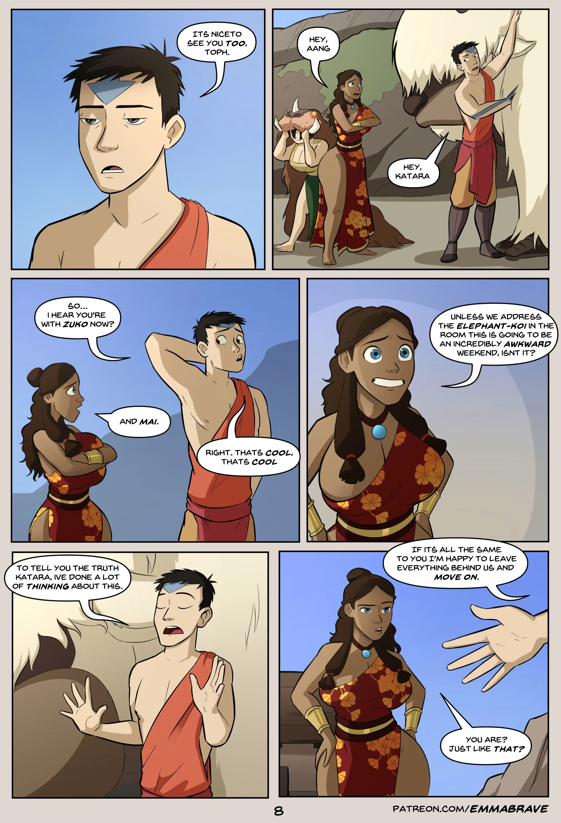 After Avatar [EmmaBrave] - 4 . After Avatar - Chapter 4 (Avatar The Last Airbender) - Page 10