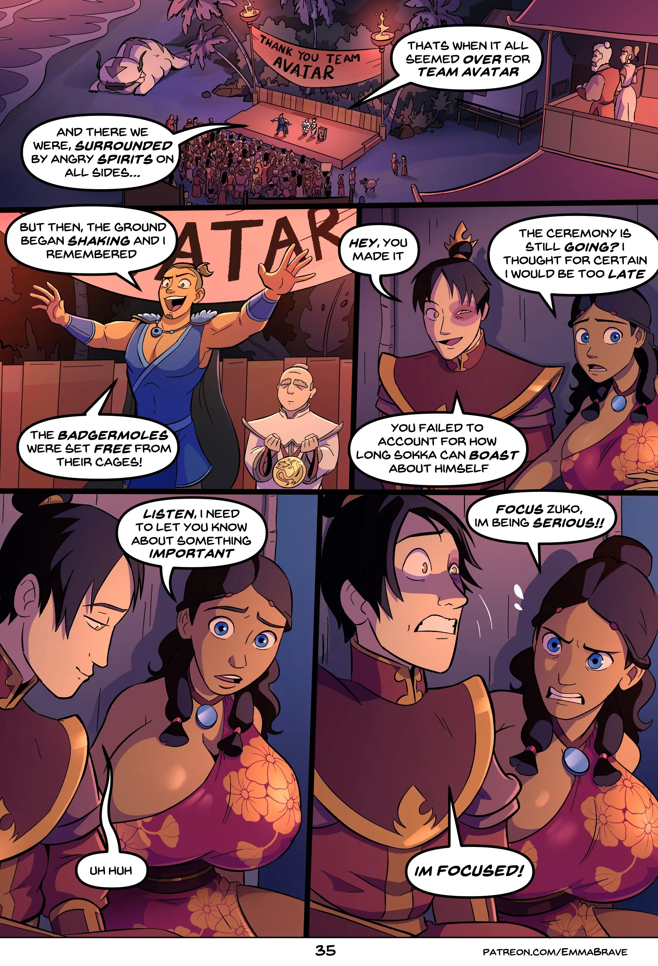 After Avatar [EmmaBrave] - 4 . After Avatar - Chapter 4 (Avatar The Last Airbender) - Page 37