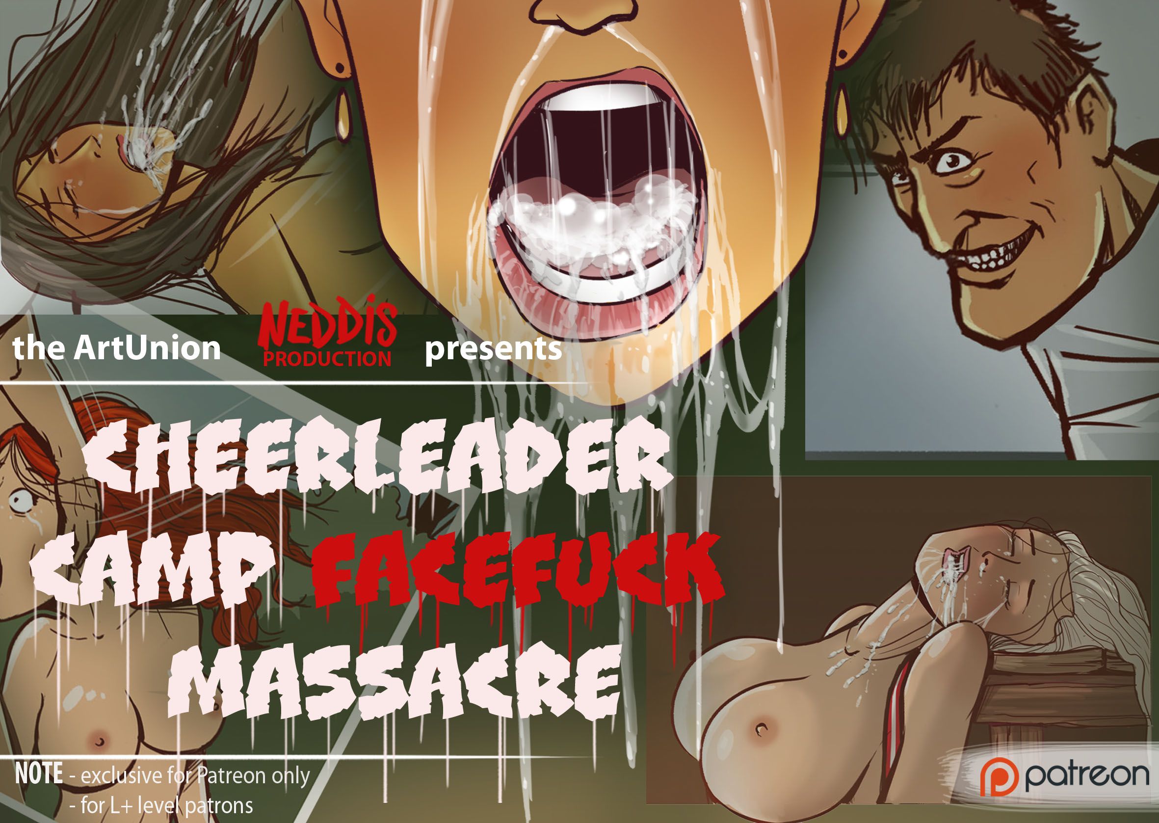 Cheerleader Camp Facefuck Massacre [Disarten] – Cheerleader Camp Facefuck Massacre  | 3D Adult Porn Comics