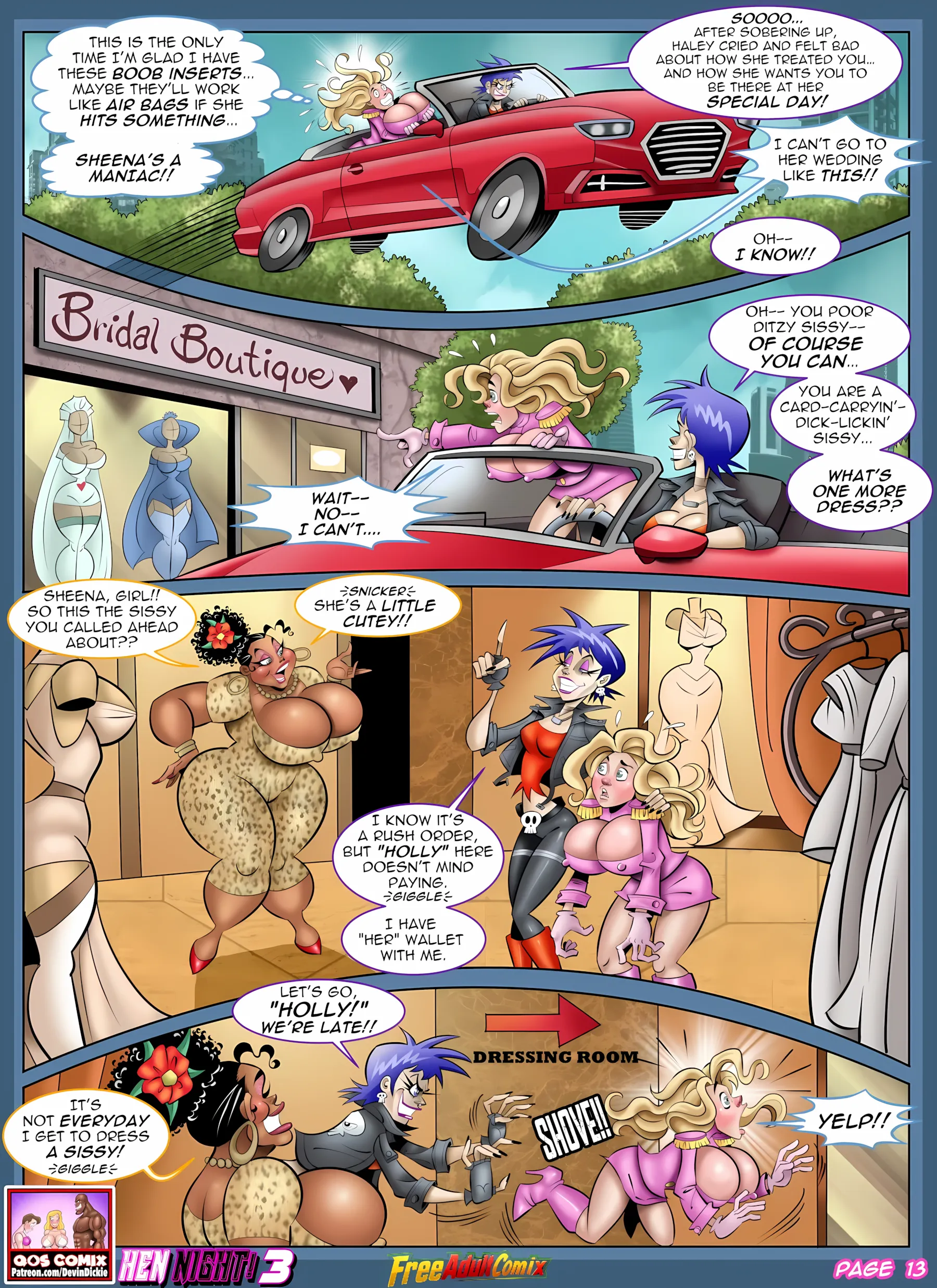 Hen Night [Devin Dickie] - Hen Night 3 - Page 14