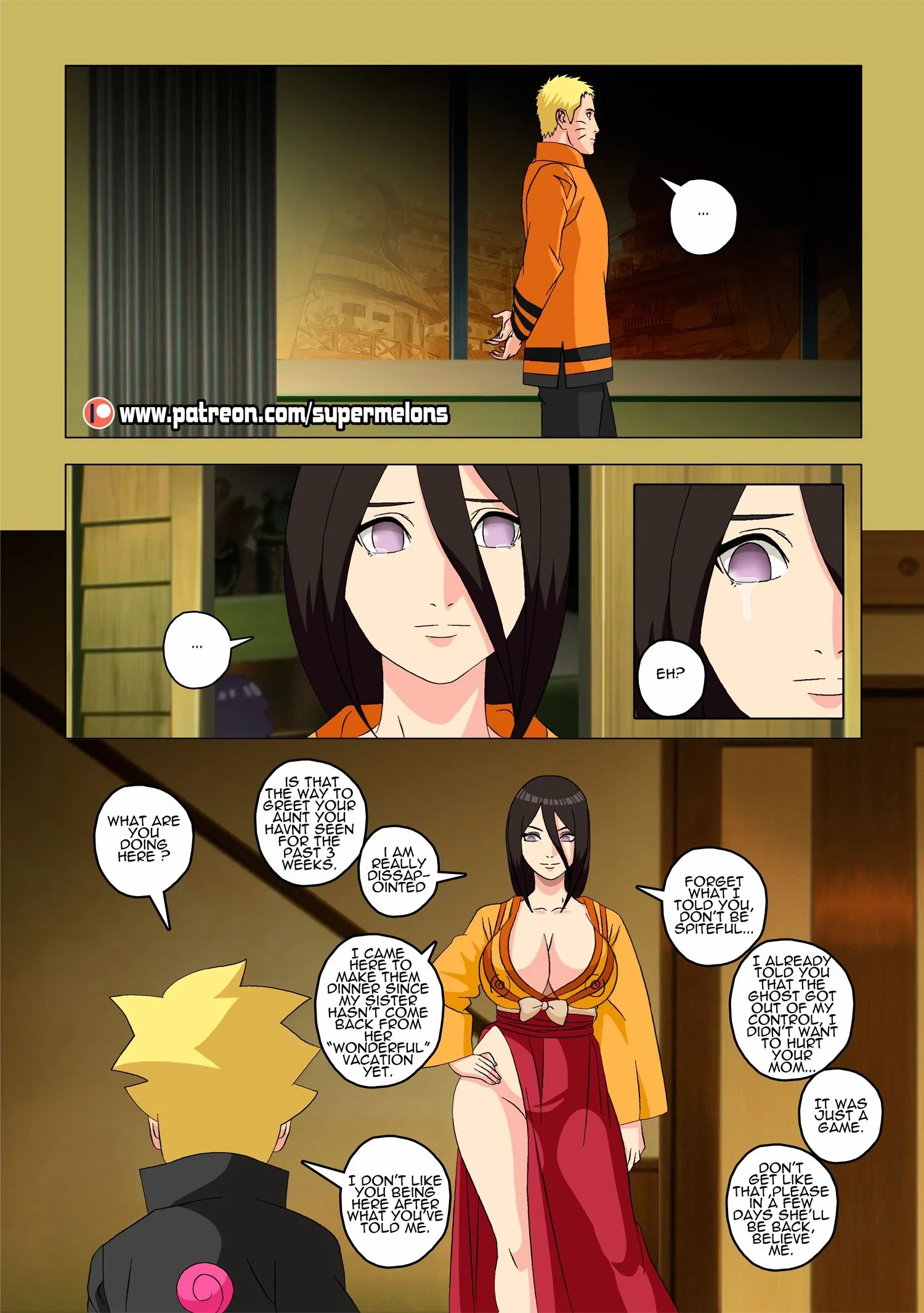 The Mom Of Boruto [Super Melons] - 2.1 . Hinata, The Daughter Of The Devil - Chapter 2 (Boruto) - Page 55