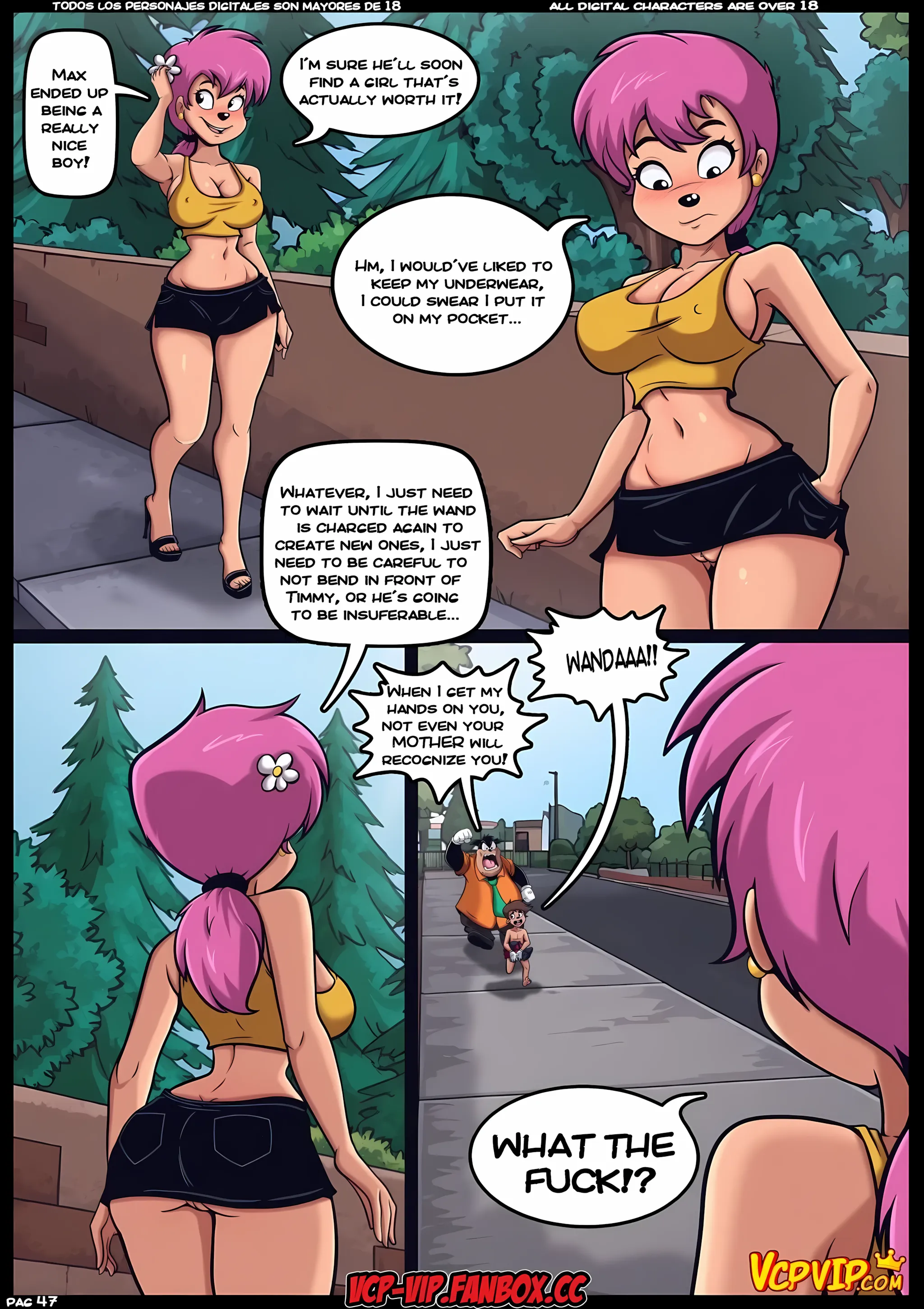 MILF Catcher’s [Croc] - 6 . MILF Catcher's - Chapter 6 (Goof Troop) - Page 48