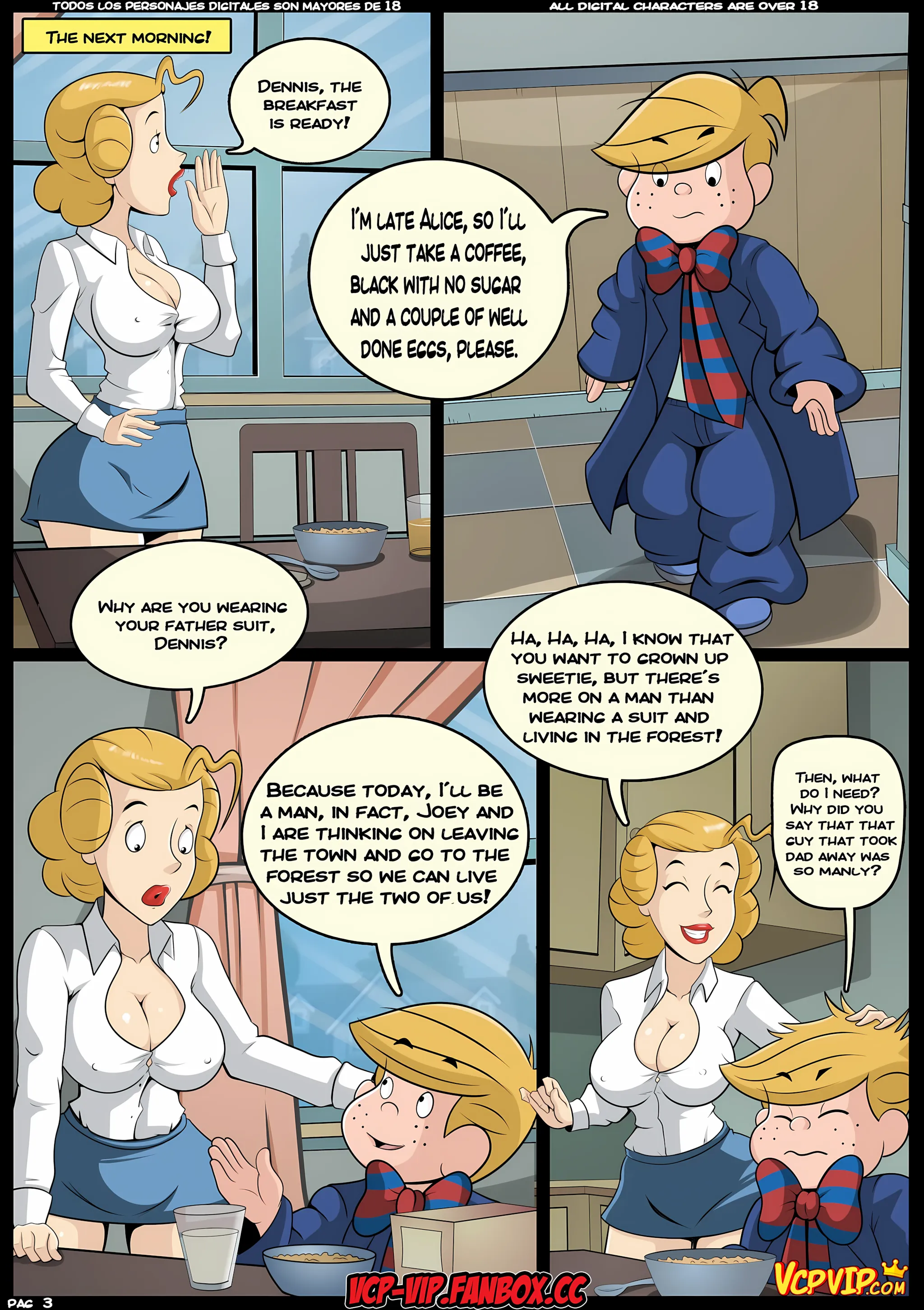 MILF Catcher’s [Croc] - 4 . MILF Catcher's - Chapter 4 (Dennis the Menace) - Page 4