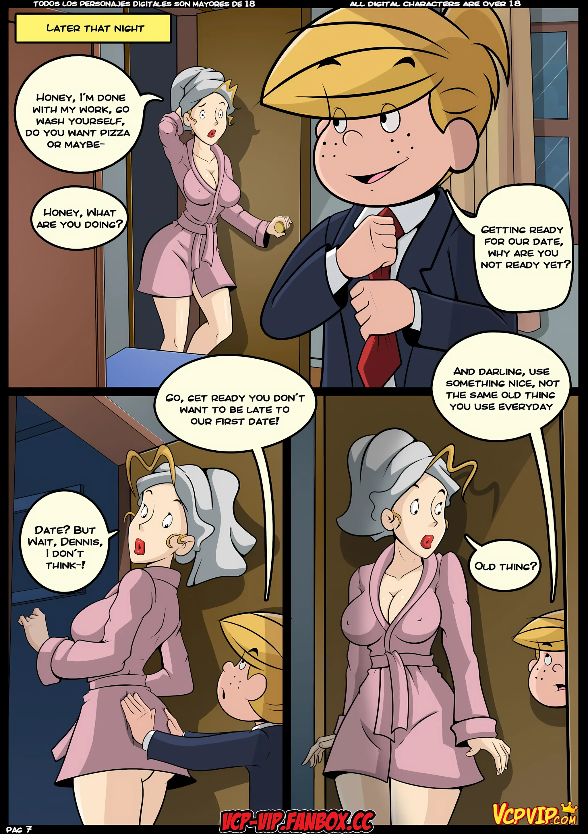 MILF Catcher’s [Croc] - 4 . MILF Catcher's - Chapter 4 (Dennis the Menace) - Page 8