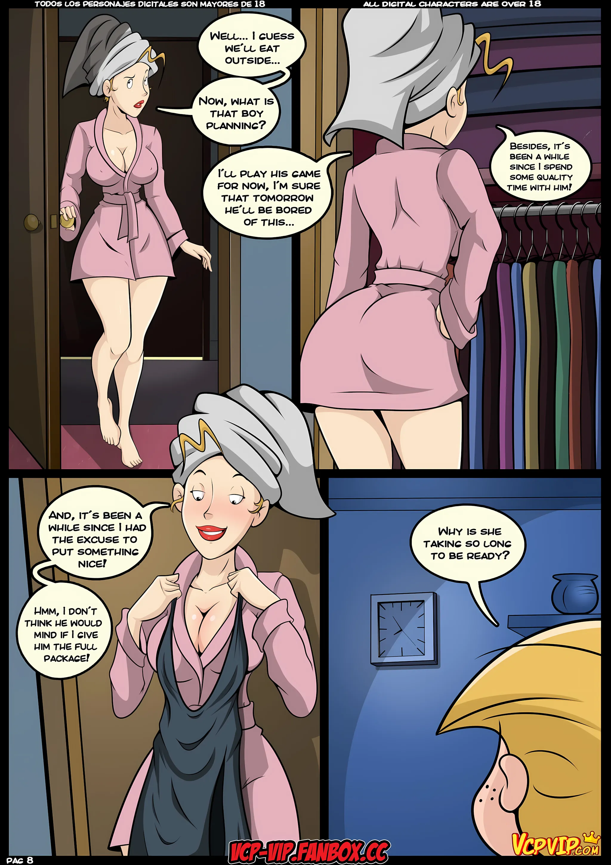 MILF Catcher’s [Croc] - 4 . MILF Catcher's - Chapter 4 (Dennis the Menace) - Page 9