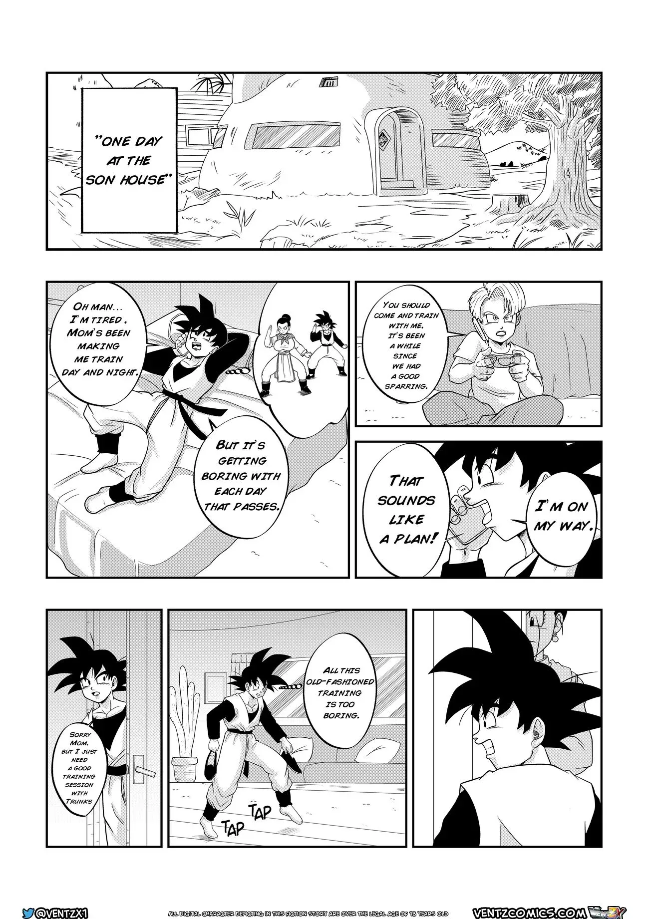Chichi’s Special Training (Dragon Ball Z) - 1 . Super Dragon Ball: Eros - Chichi's Special Training  - Page 2